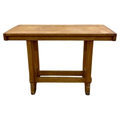 Guillerme & Chambron 1960s Oak Console