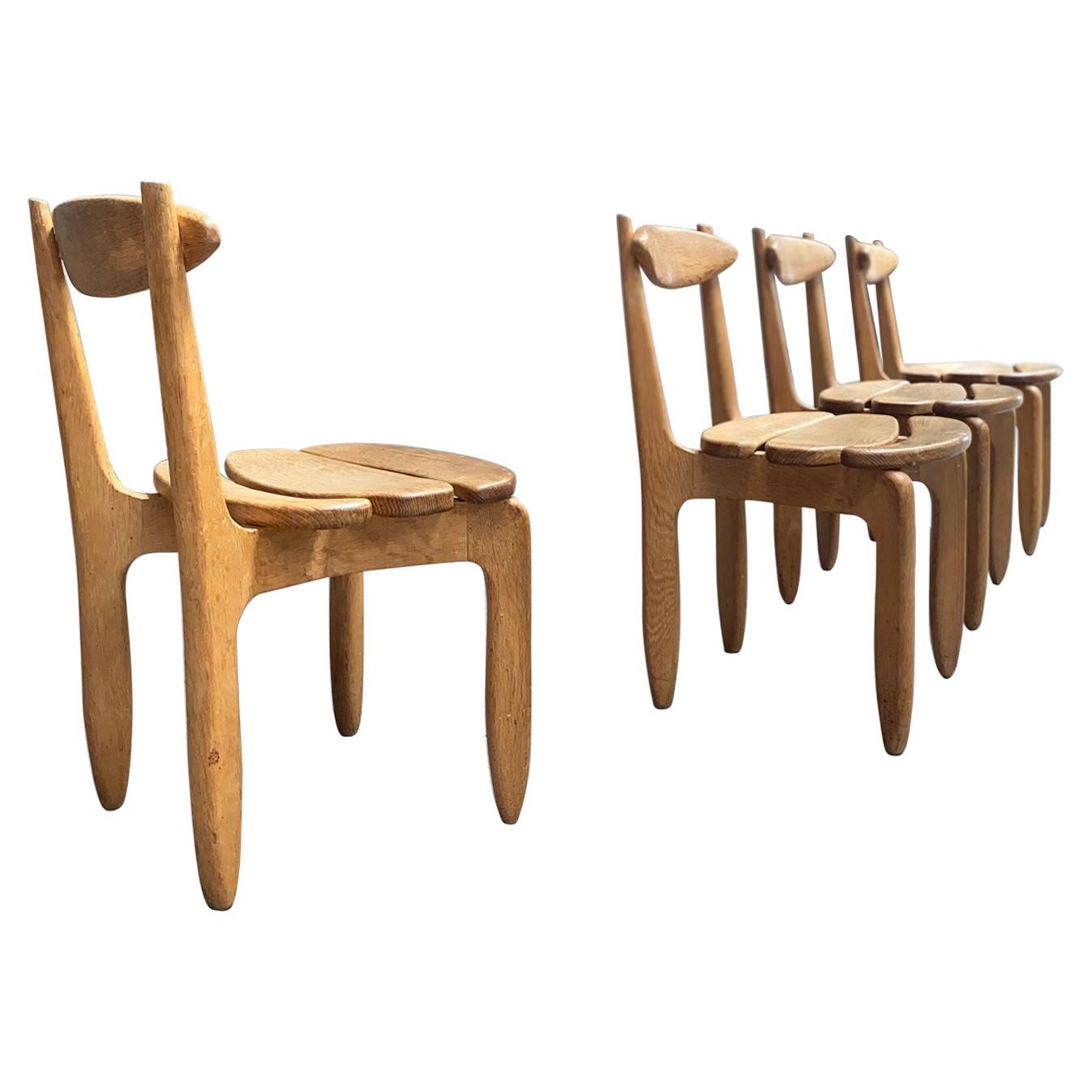 Guillerme & Chambron a Set of 4 "Thierry Chairs" for Votre Maison