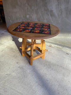 Guillerme & Chambron table à hauteur réglable, France, années 1960