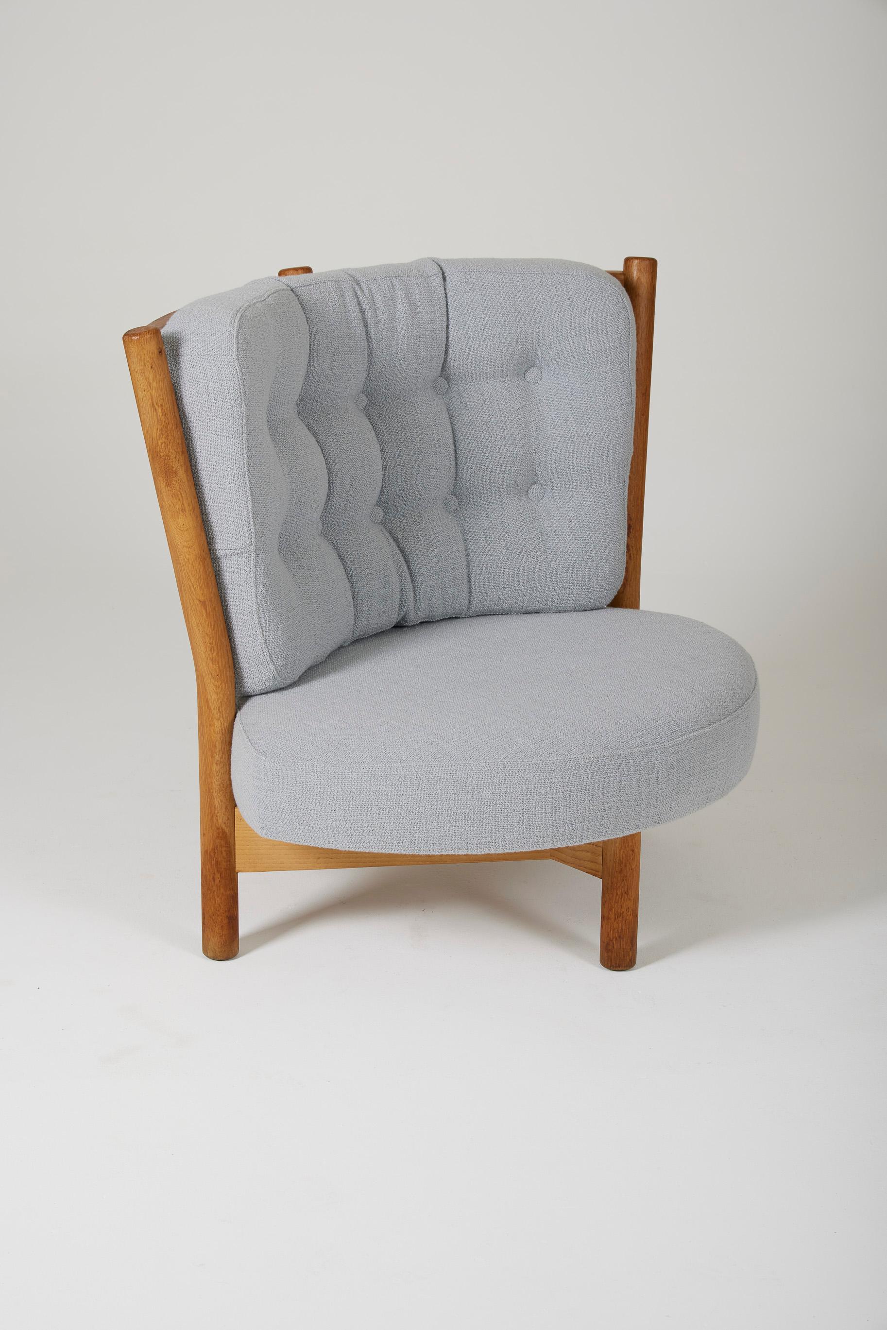 Sillón Guillerme & Chambron, años 60 en venta 3