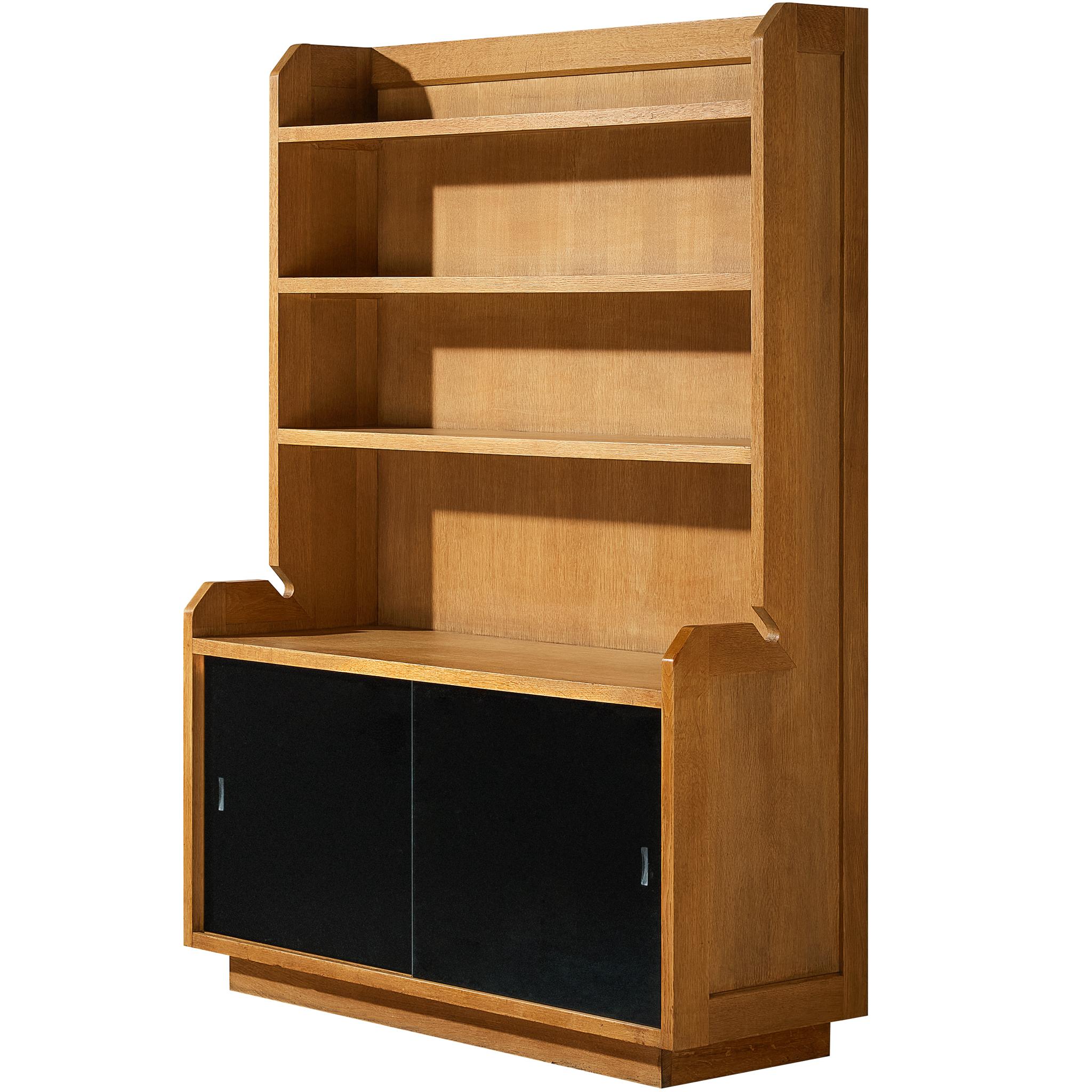 Libreria Guillerme & Chambron con mobile in Oak massiccio in vendita