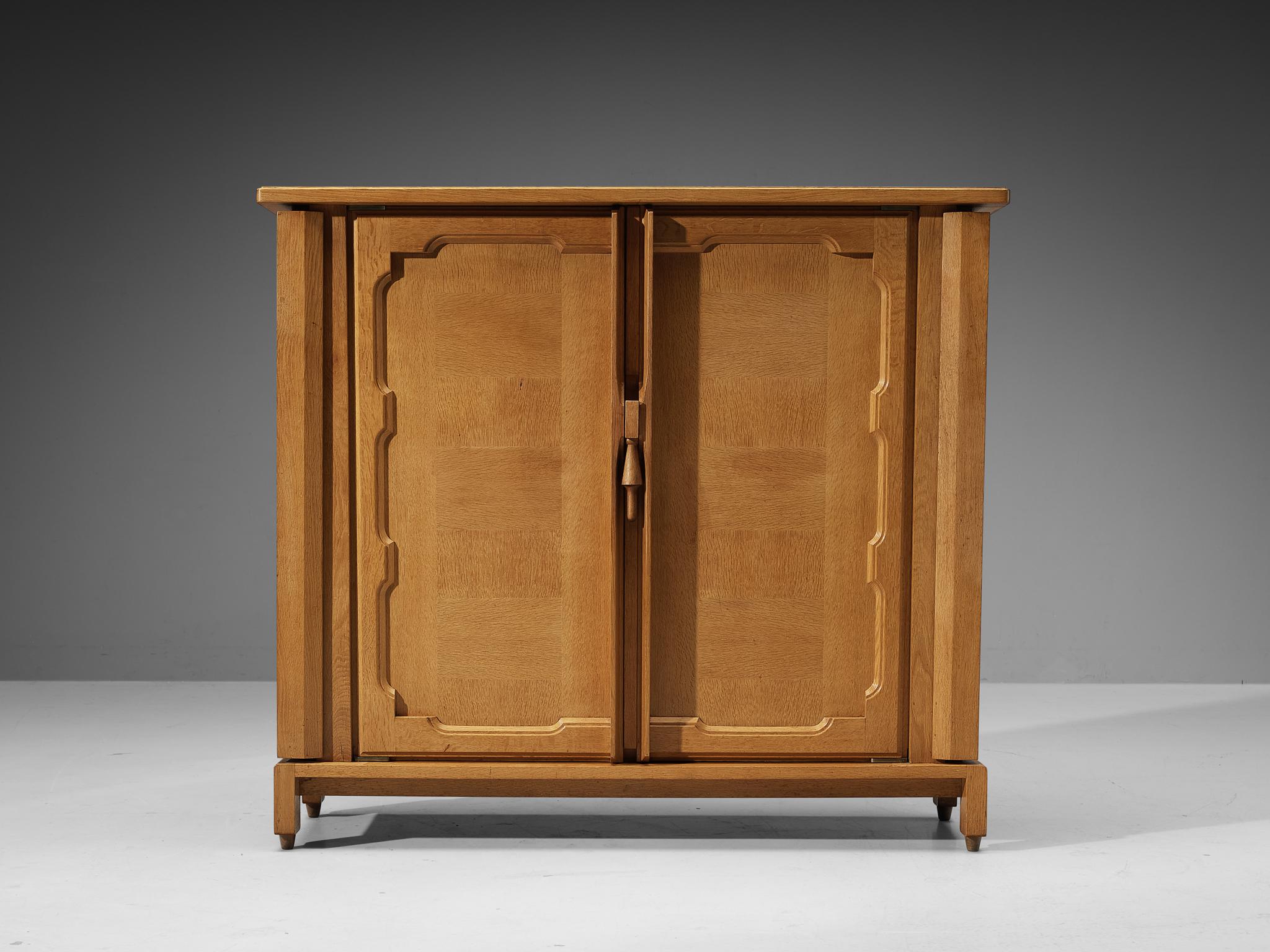 French Guillerme & Chambron 'Bouvine' Cabinet in Oak