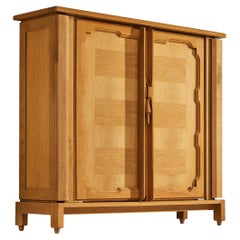 Armario pequeño de 1 puerta y 1 cajón fabricado en madera de cerezo macizo  en estilo Directorio