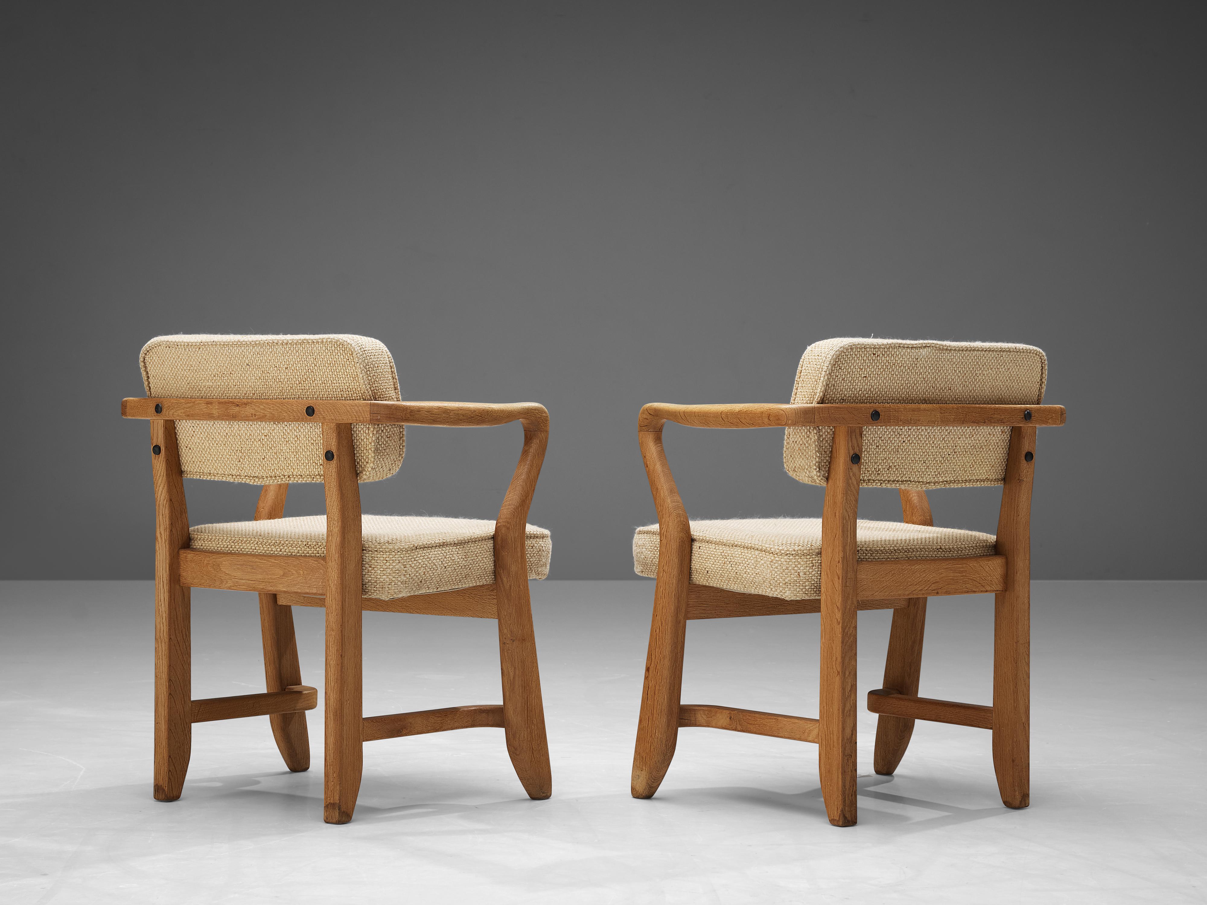 Guillerme & Chambron 'Bridge' Armchairs 1