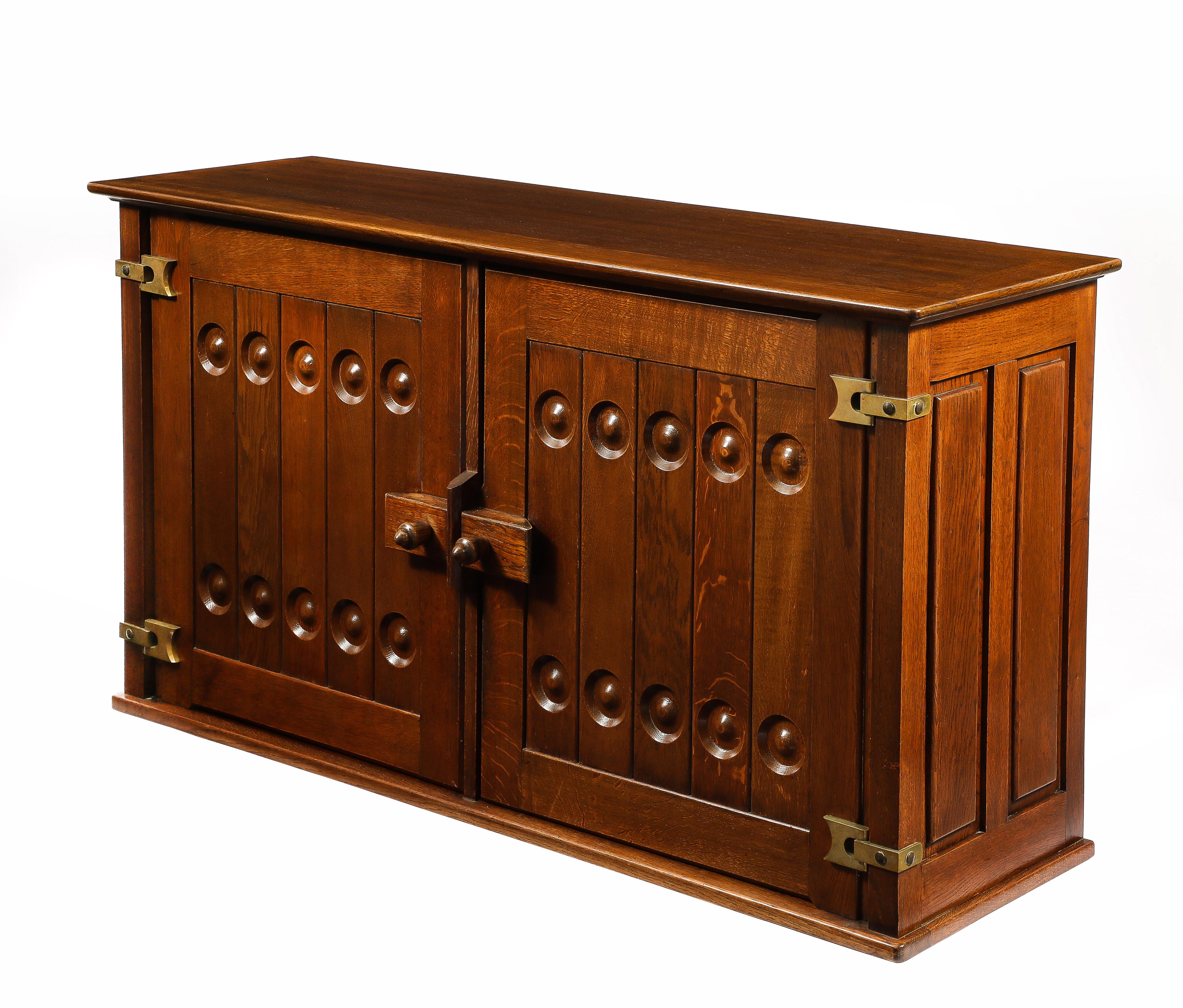 20th Century Guillerme & Chambron Cabinet, France 1960's For Sale