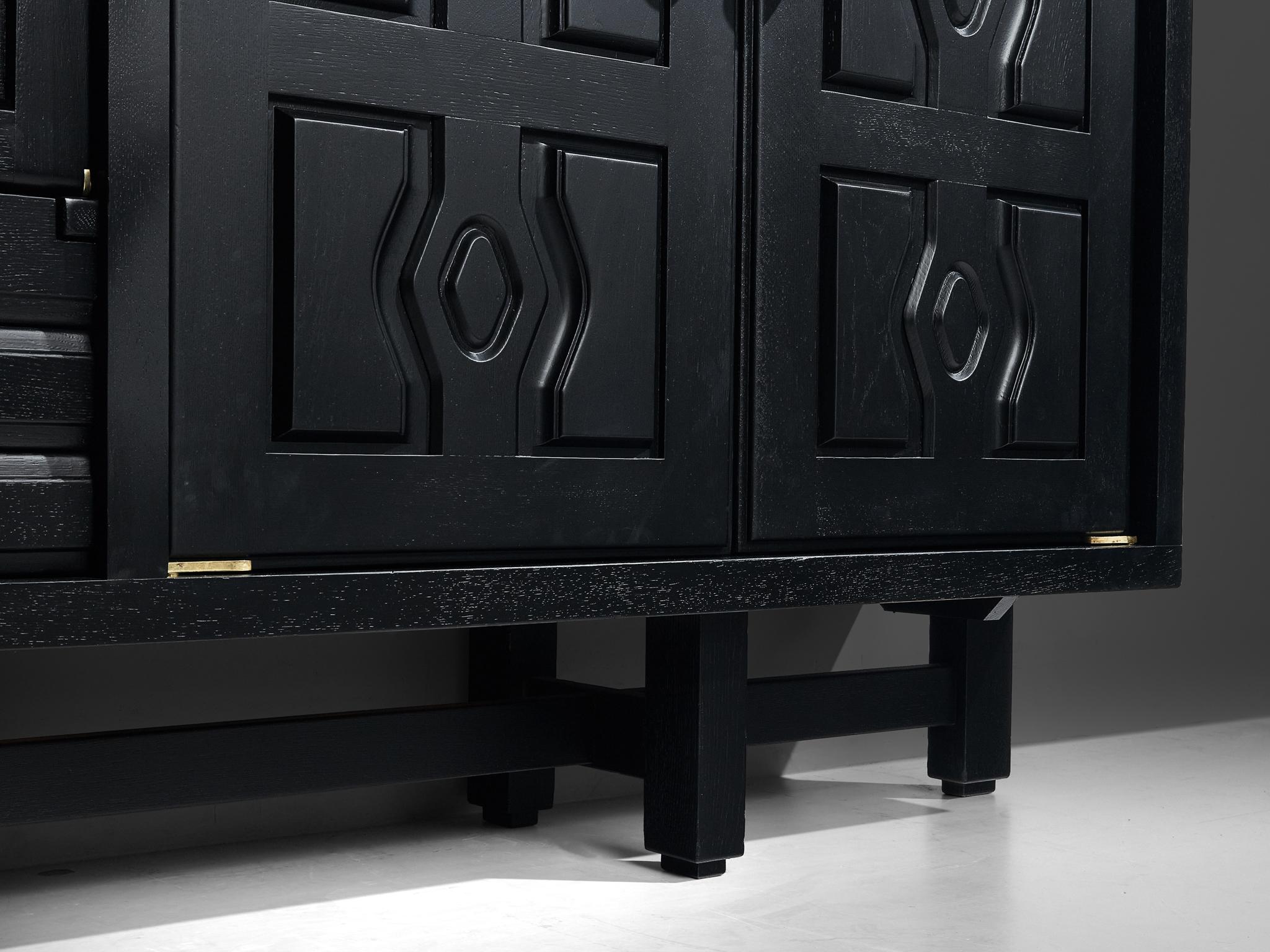 Armario Guillerme & Chambron 'Thierry' en Roble Lacado Negro en venta 4