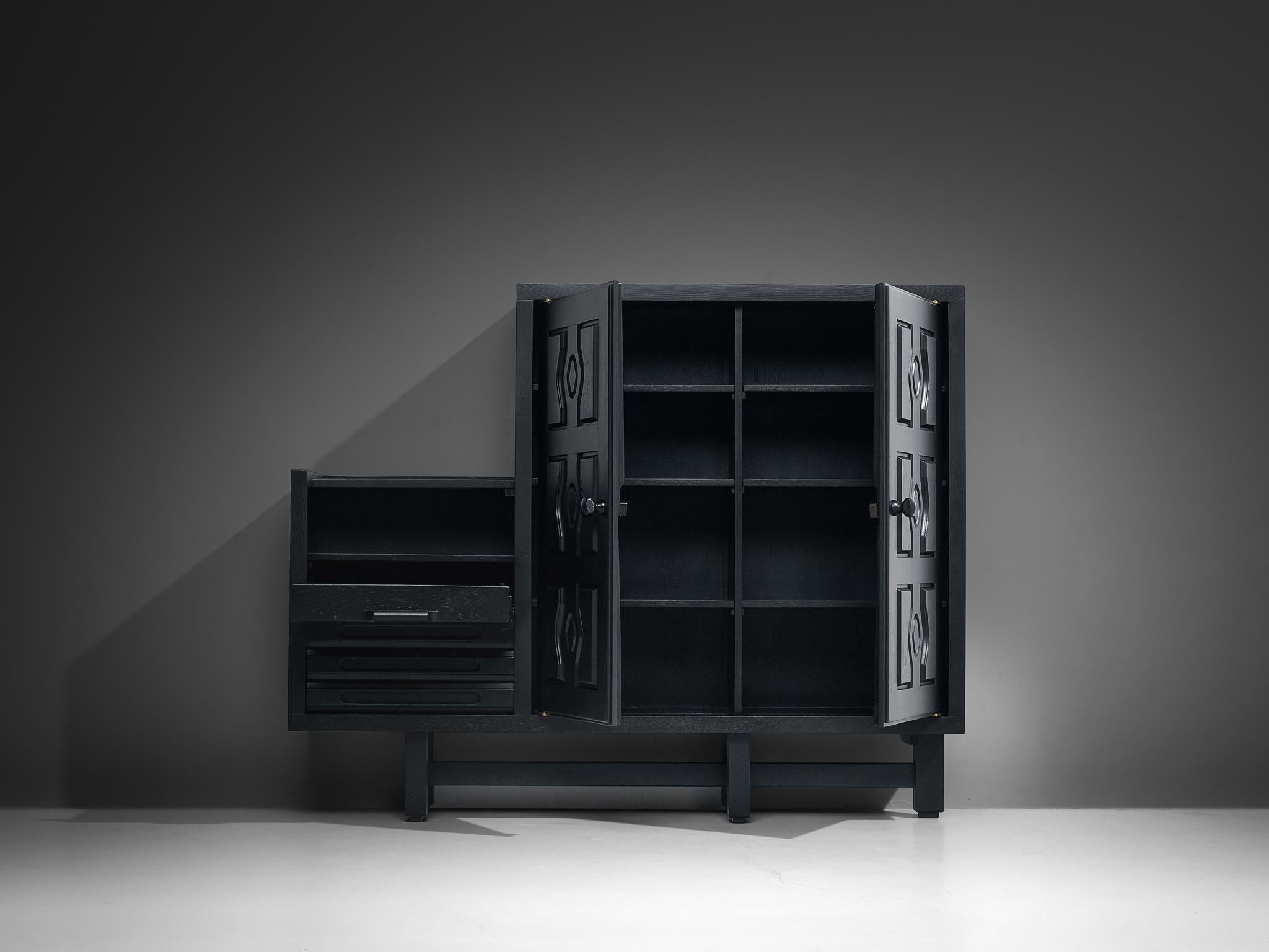Armario Guillerme & Chambron 'Thierry' en Roble Lacado Negro en venta 5