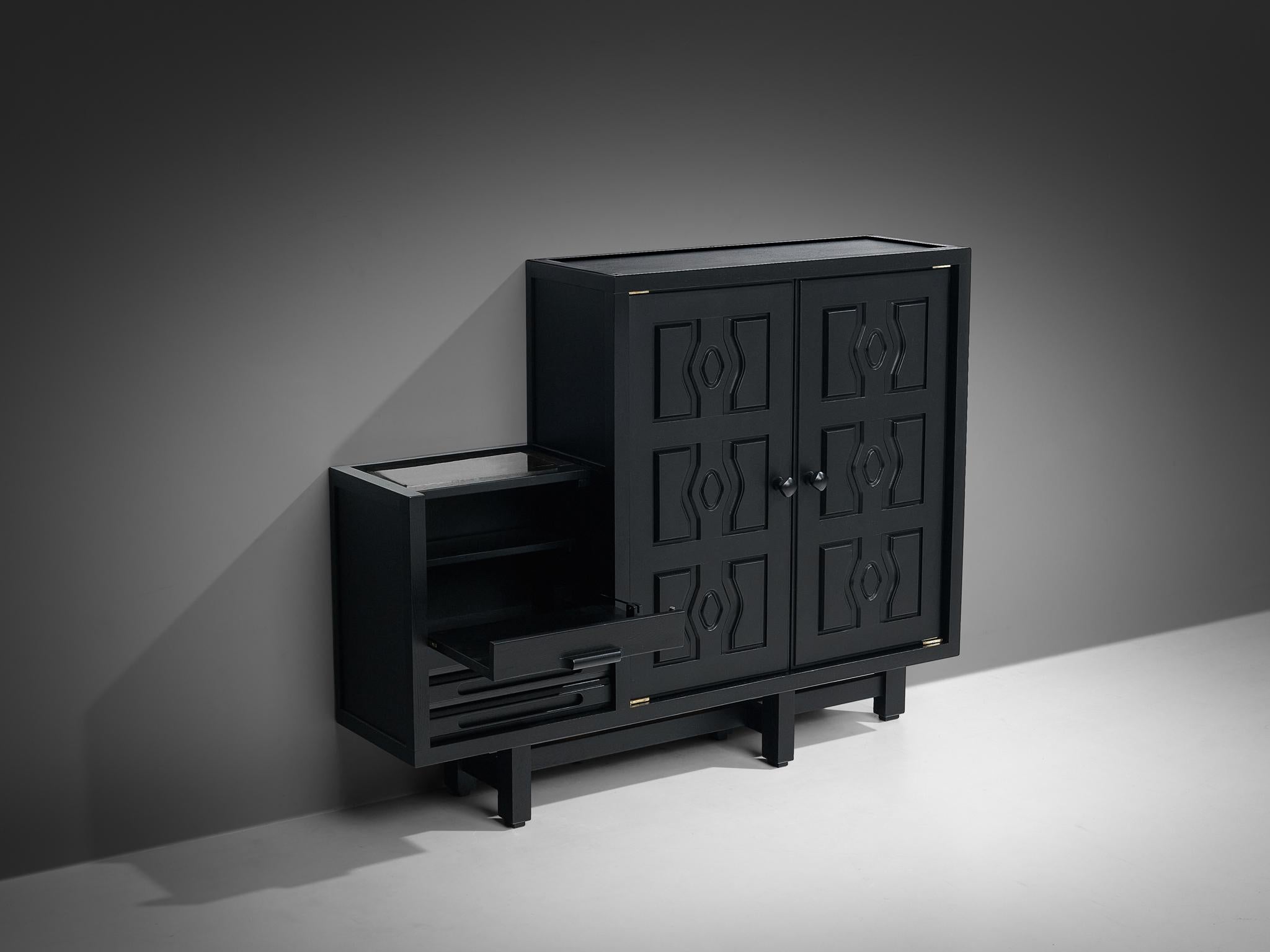 Armario Guillerme & Chambron 'Thierry' en Roble Lacado Negro en venta 2