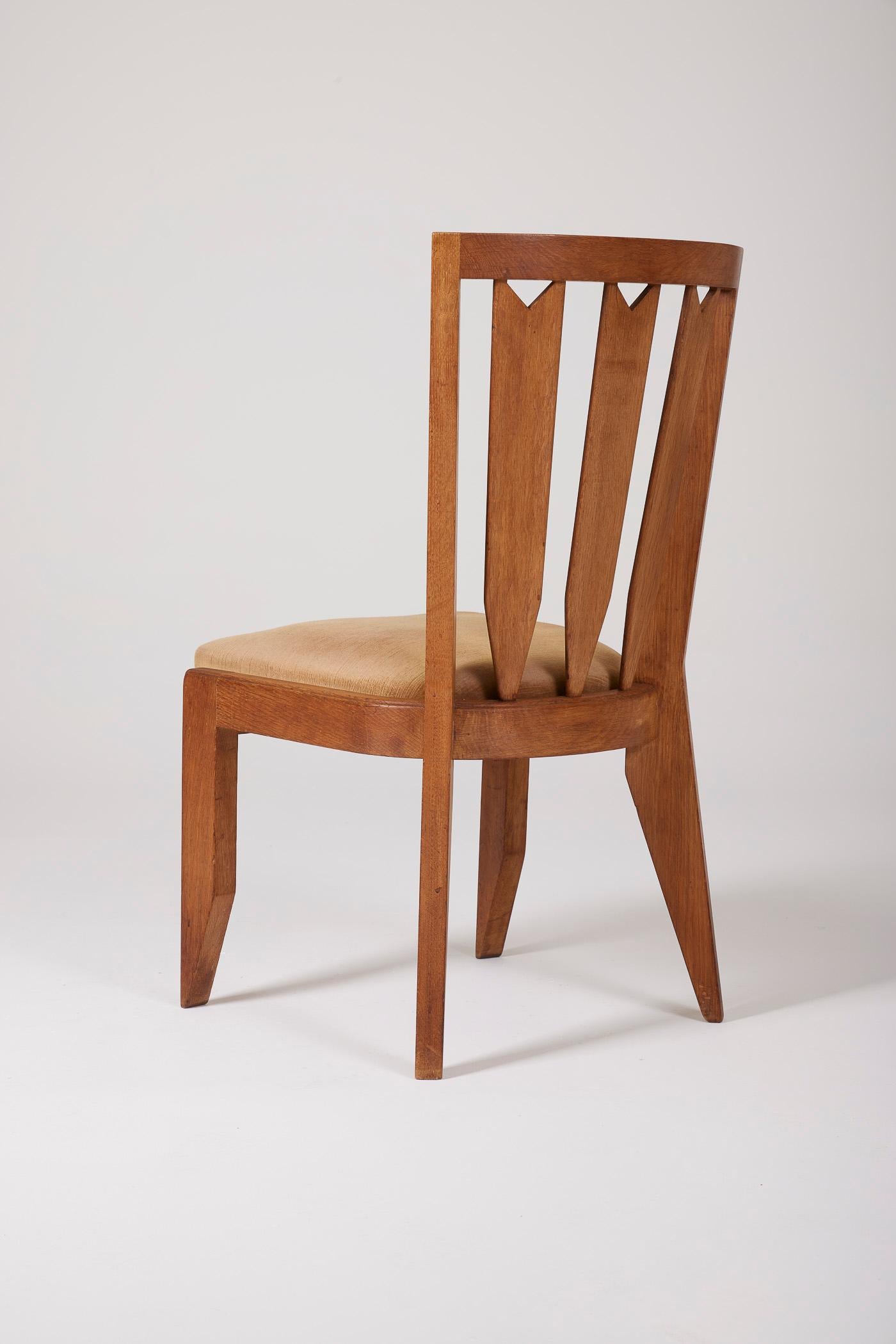 French Guillerme & Chambron chair For Sale