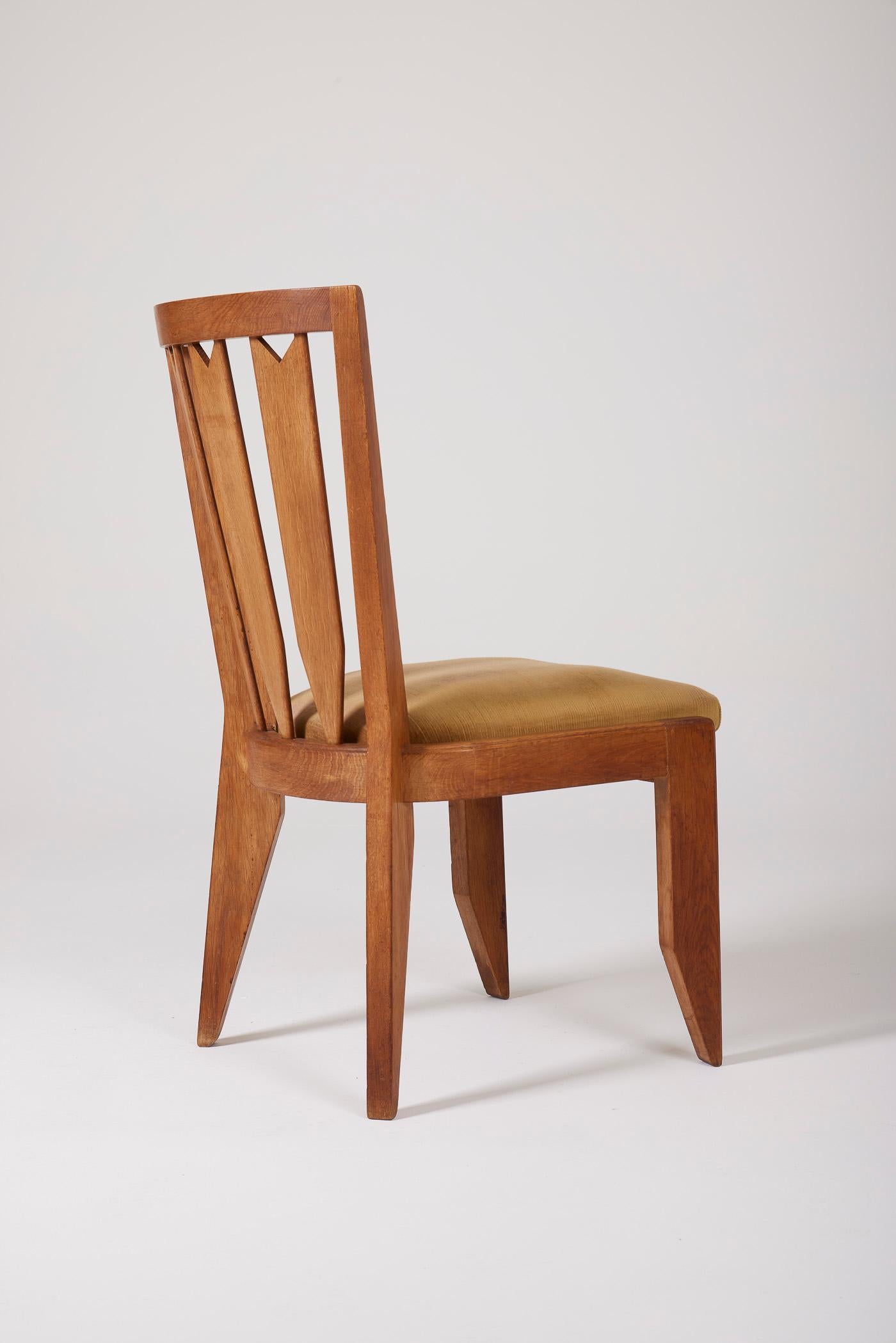 20th Century Guillerme & Chambron chair For Sale