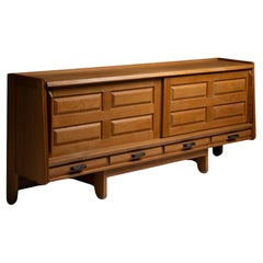 Guillerme & Chambron Credenza, France circa 1960