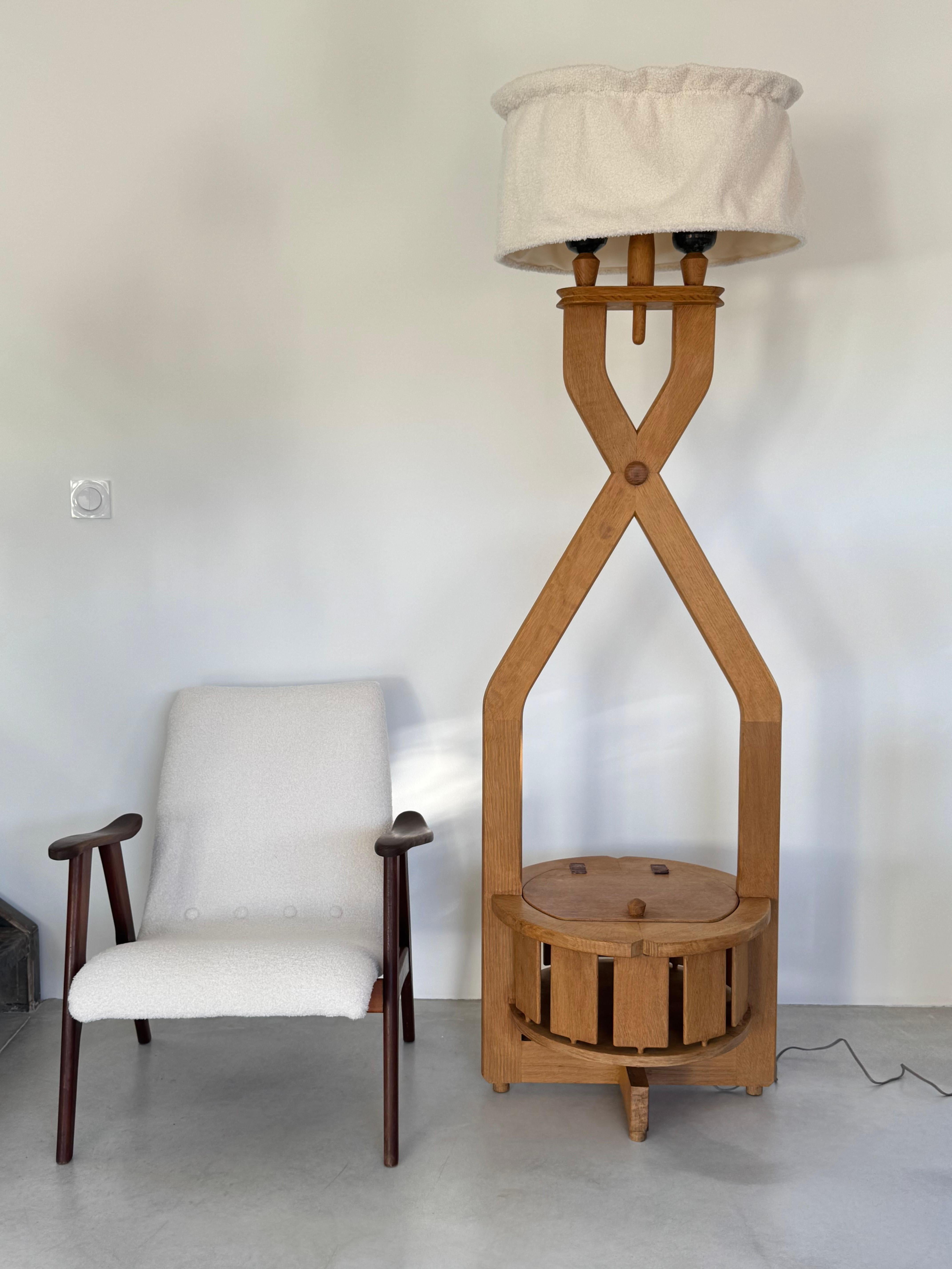 Guillerme & Chambron Design Almacenamiento Lámpara de pie   Votre Maison Francia circa 1960s Cerámico en venta