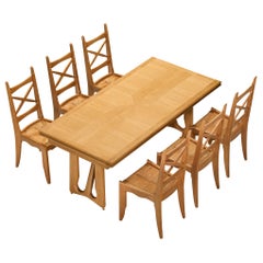 Set da pranzo Guillerme & Chambron con tavolo e sedie L'Italienne