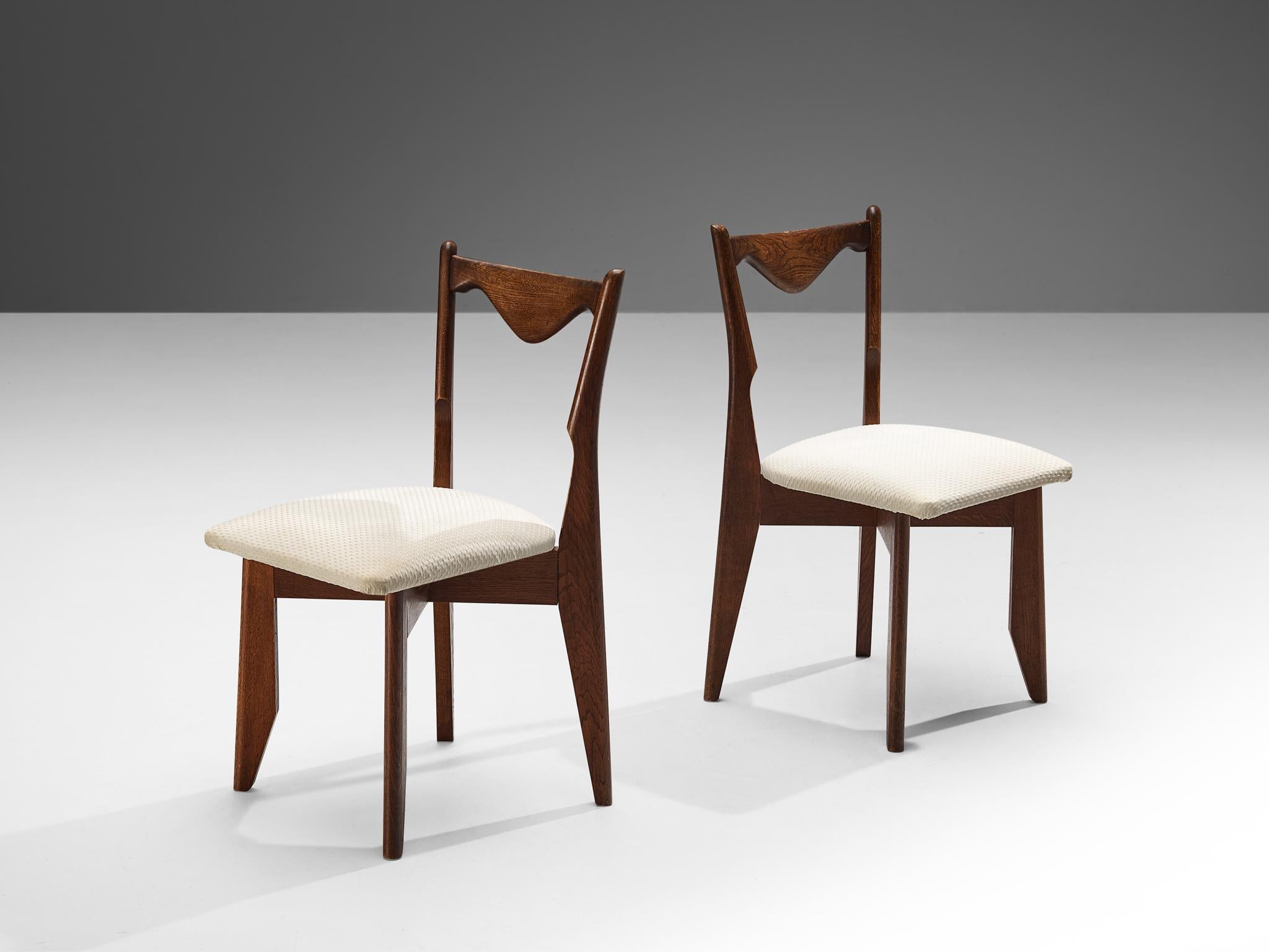 Ensemble de salle à manger Guillerme & Chambron avec table « Victorine » et chaises « Thibault » en vente 5
