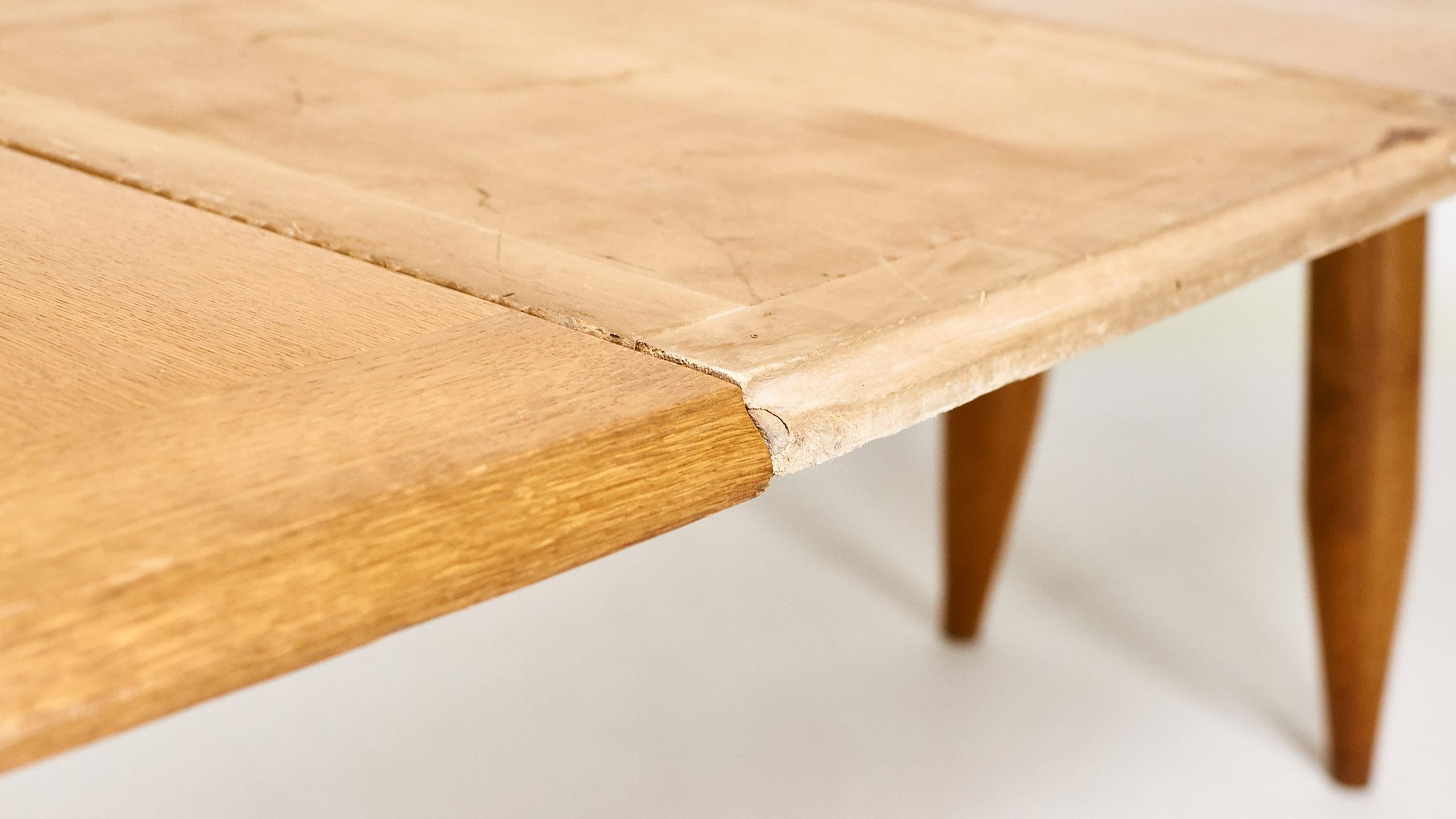 Guillerme & Chambron, Dining Table, circa 1960 7