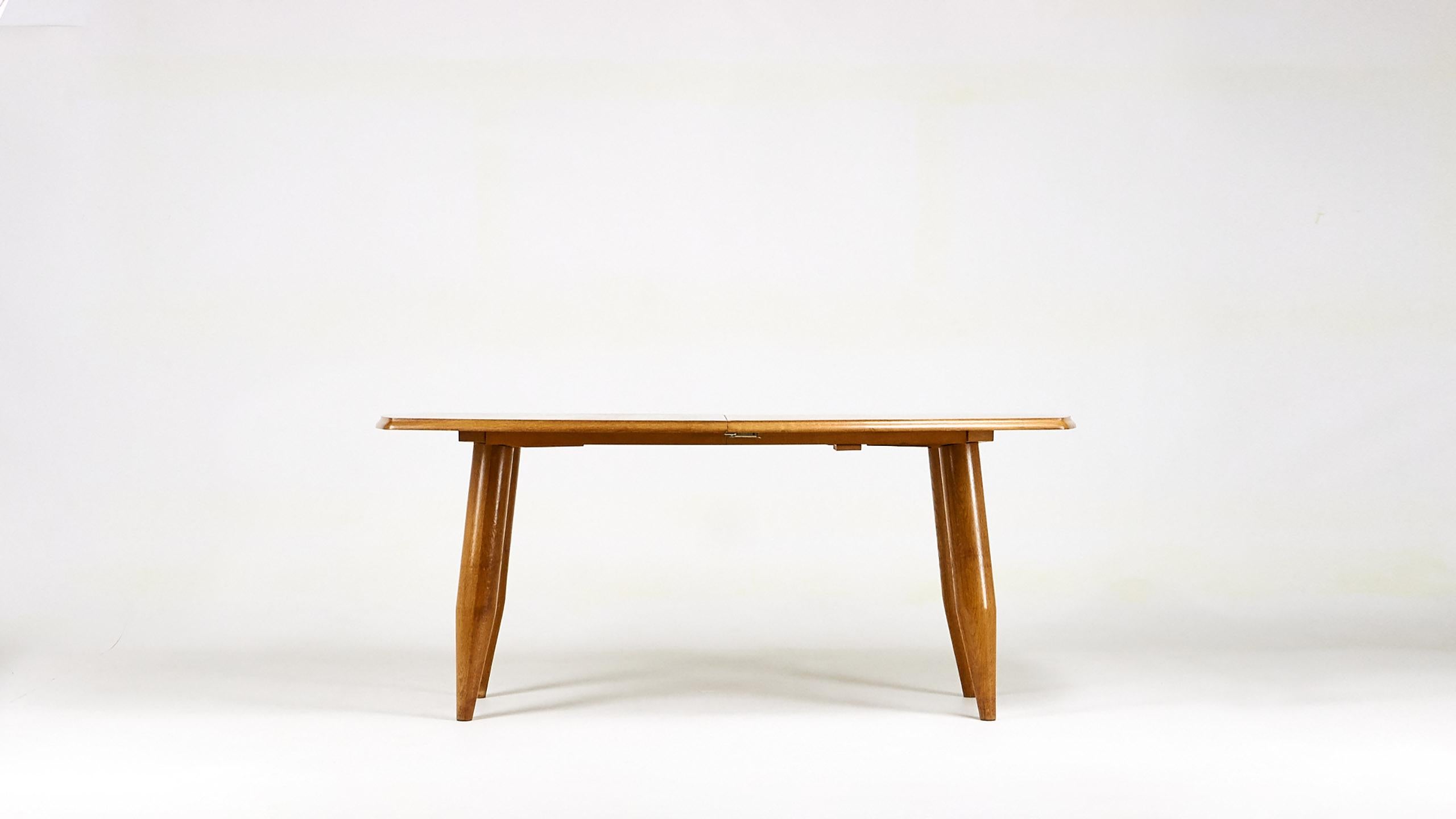 French Guillerme & Chambron, Dining Table, circa 1960