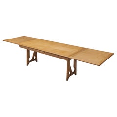 Guillerme & Chambron Extendable Dining Table in Oak
