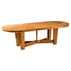 Guillerme & Chambron Extendable Dining Table in Oak