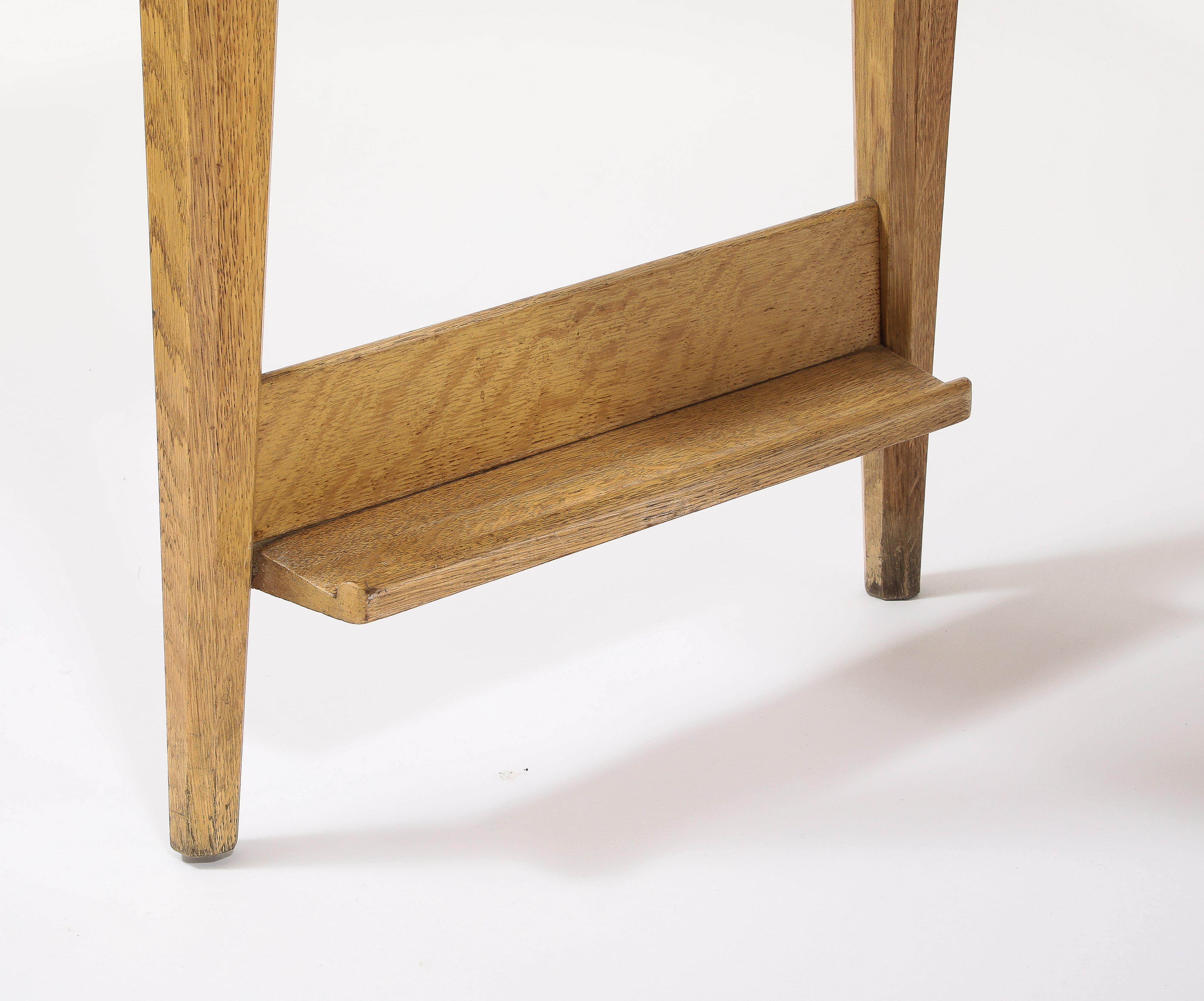 Guillerme & Chambron Floating Desk, France 1950's For Sale 11