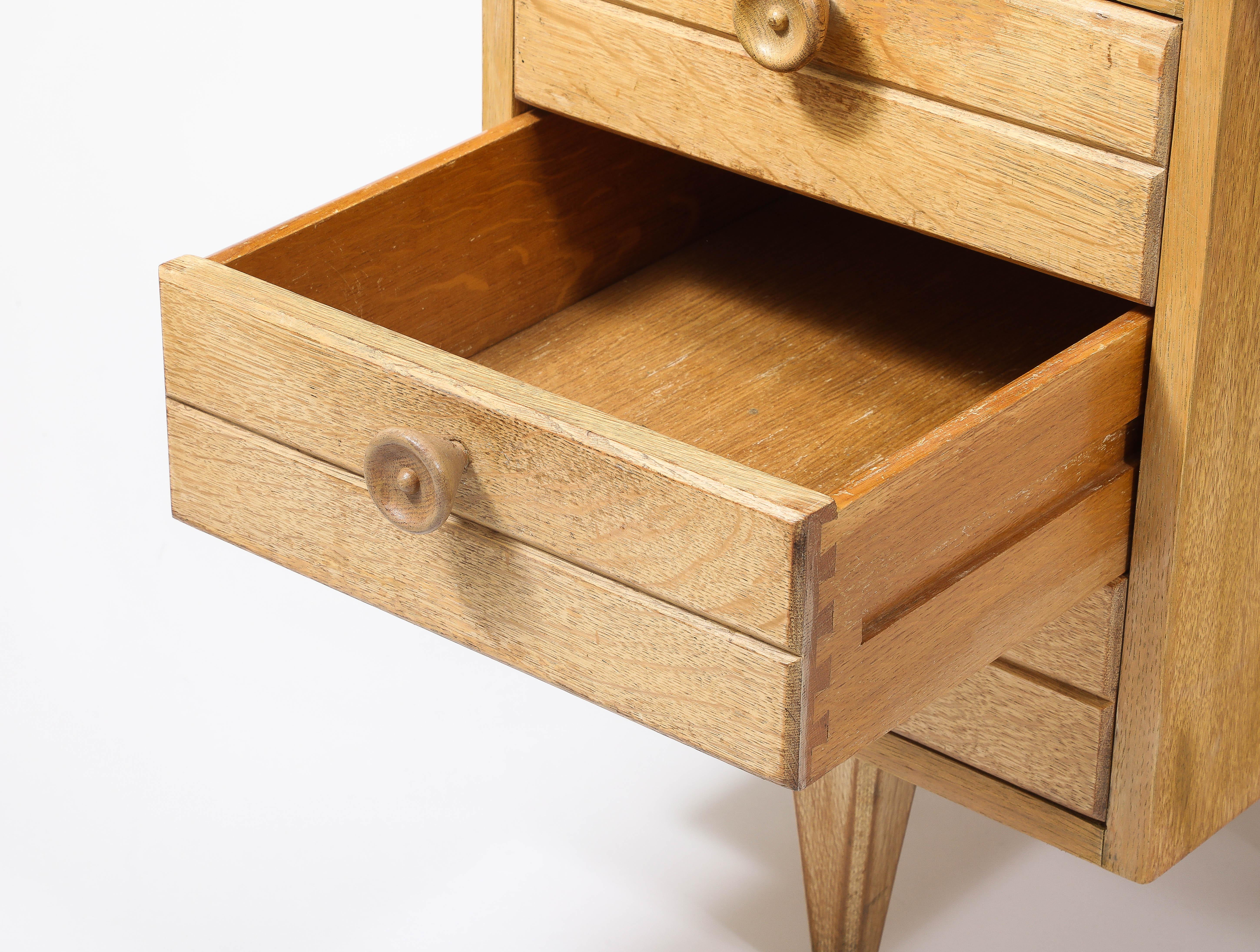 Guillerme & Chambron Floating Desk, France 1950's For Sale 2