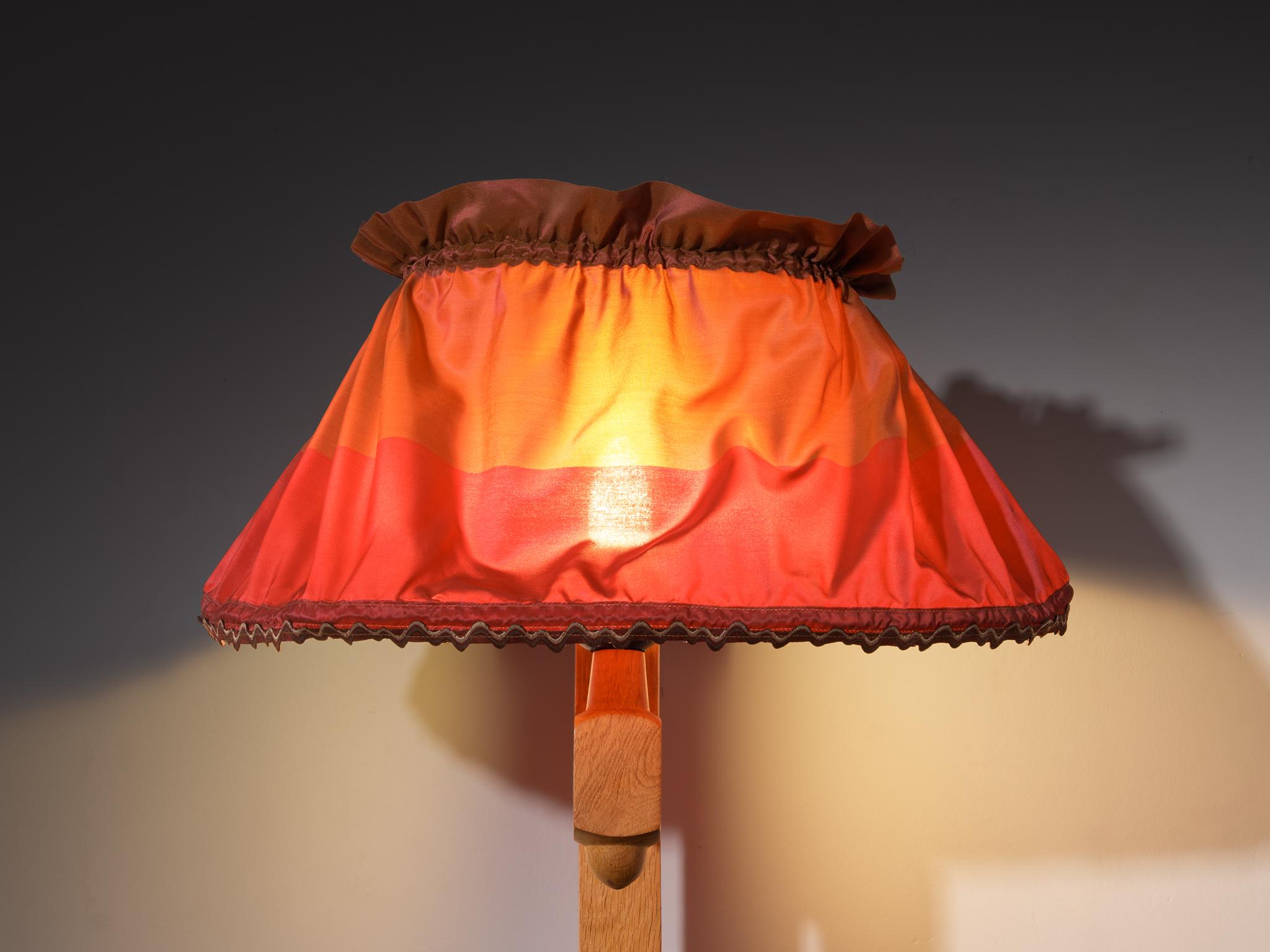 Mid-Century moderno Guillerme & Chambron per Votre Maison Bar con lampada in Oak in vendita