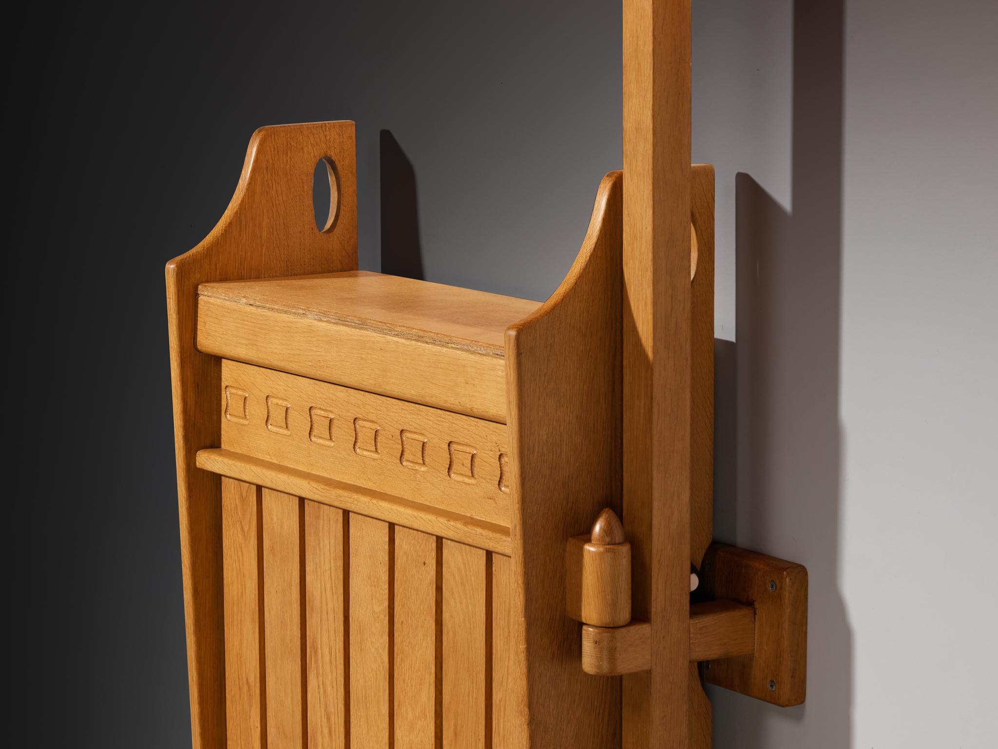 Francese Guillerme & Chambron per Votre Maison Bar con lampada in Oak in vendita