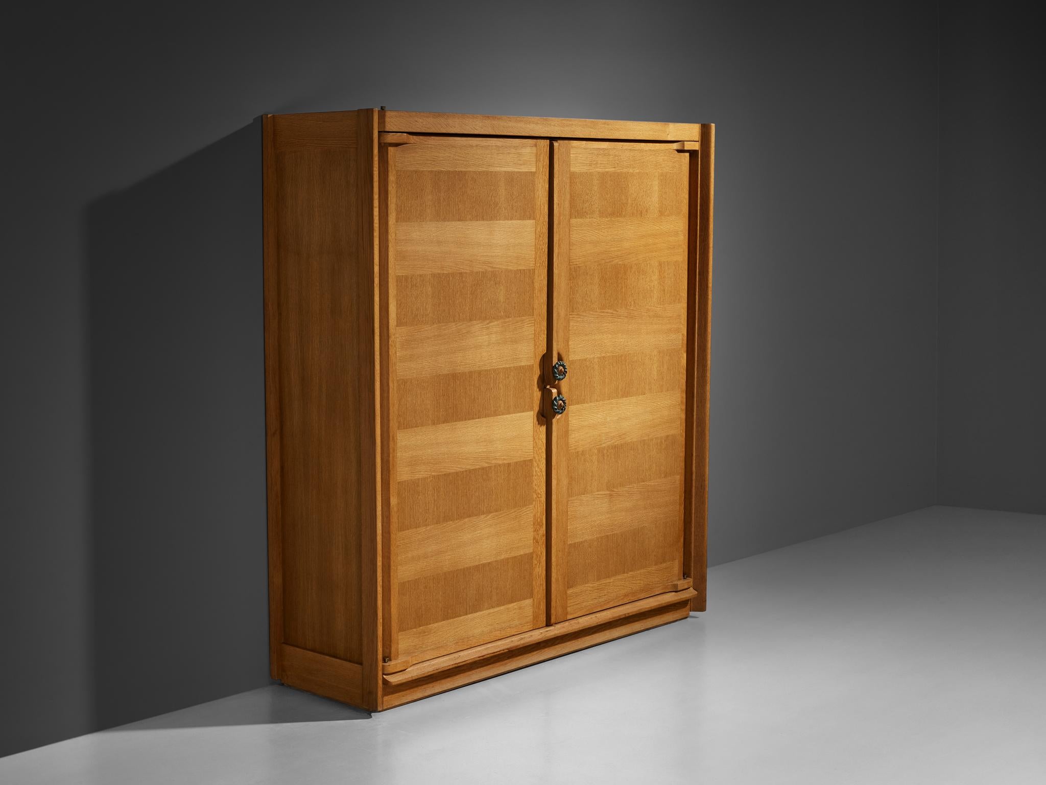 Guillerme & Chambron for Votre Maison Highboard with Ceramic Handles In Good Condition In Waalwijk, NL