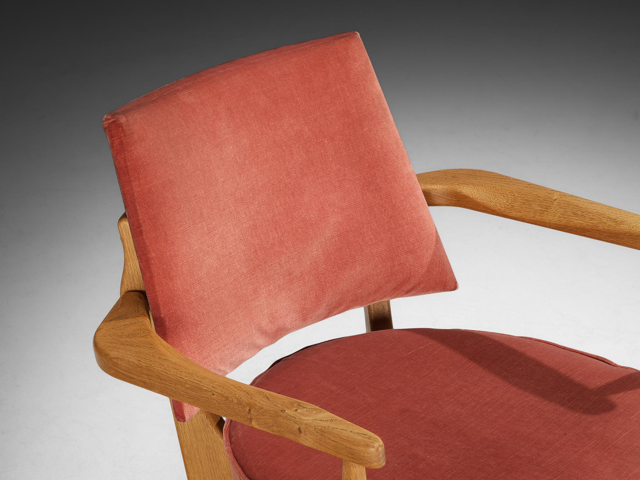 Guillerme & Chambron für Votre Maison 'Mortagne' Lounge-Stühle (Stoff) im Angebot