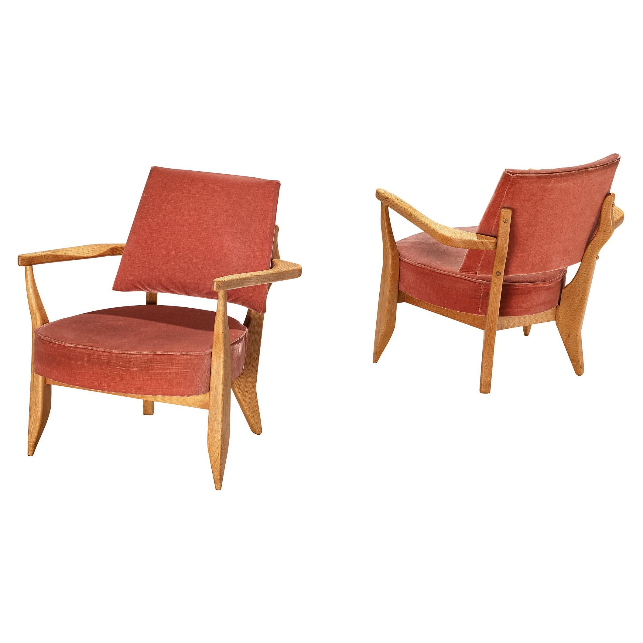 Guillerme & Chambron für Votre Maison 'Mortagne' Lounge-Stühle im Angebot