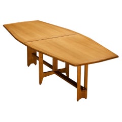 Guillerme & Chambron for Votre Maison 'Portefeuille' Table Solid Oak 1950s