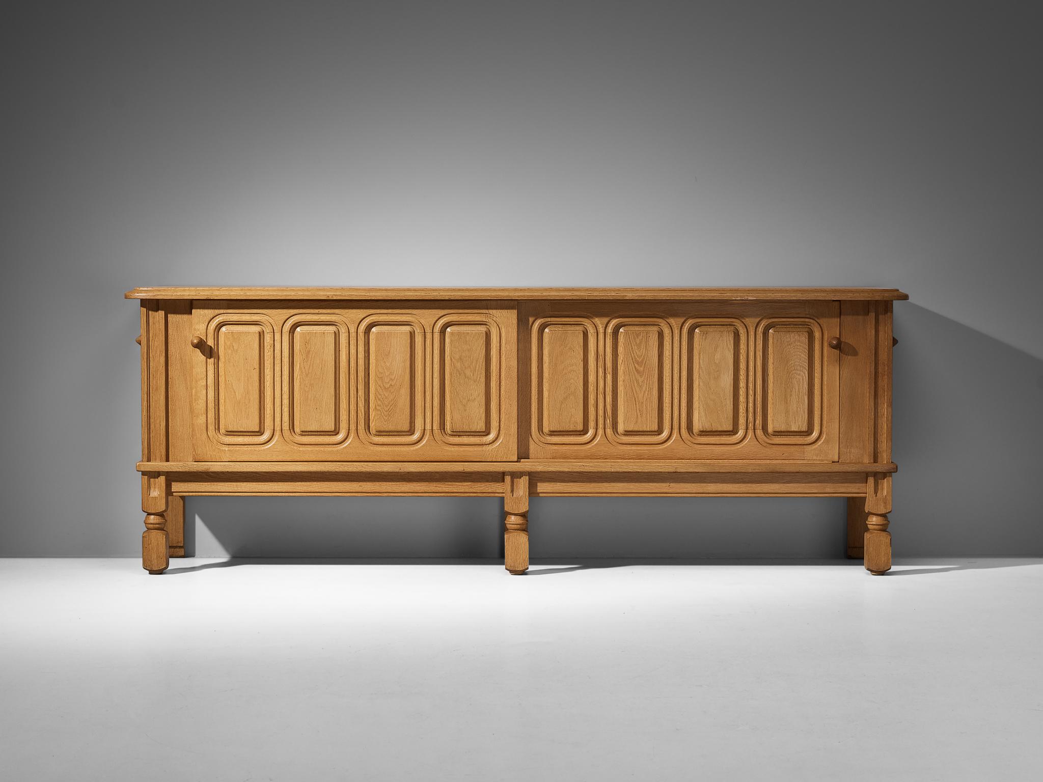 French Guillerme & Chambron for Votre Maison Sideboard in Oak 
