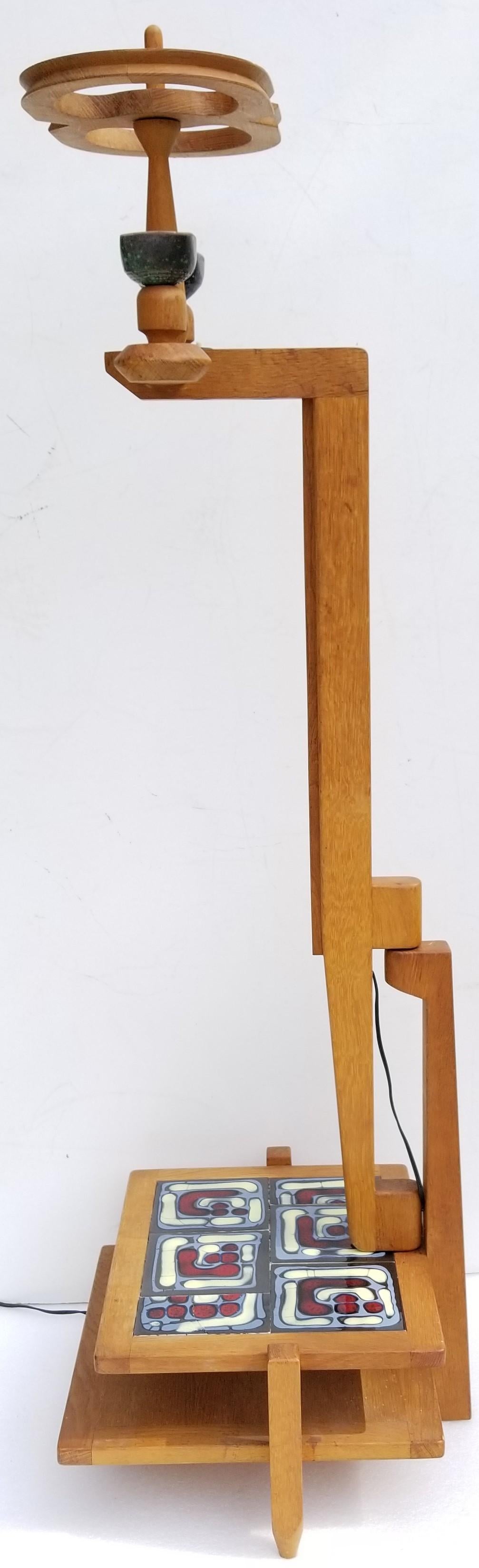 Guillerme & Chambron French Floor Lamp For Sale 5