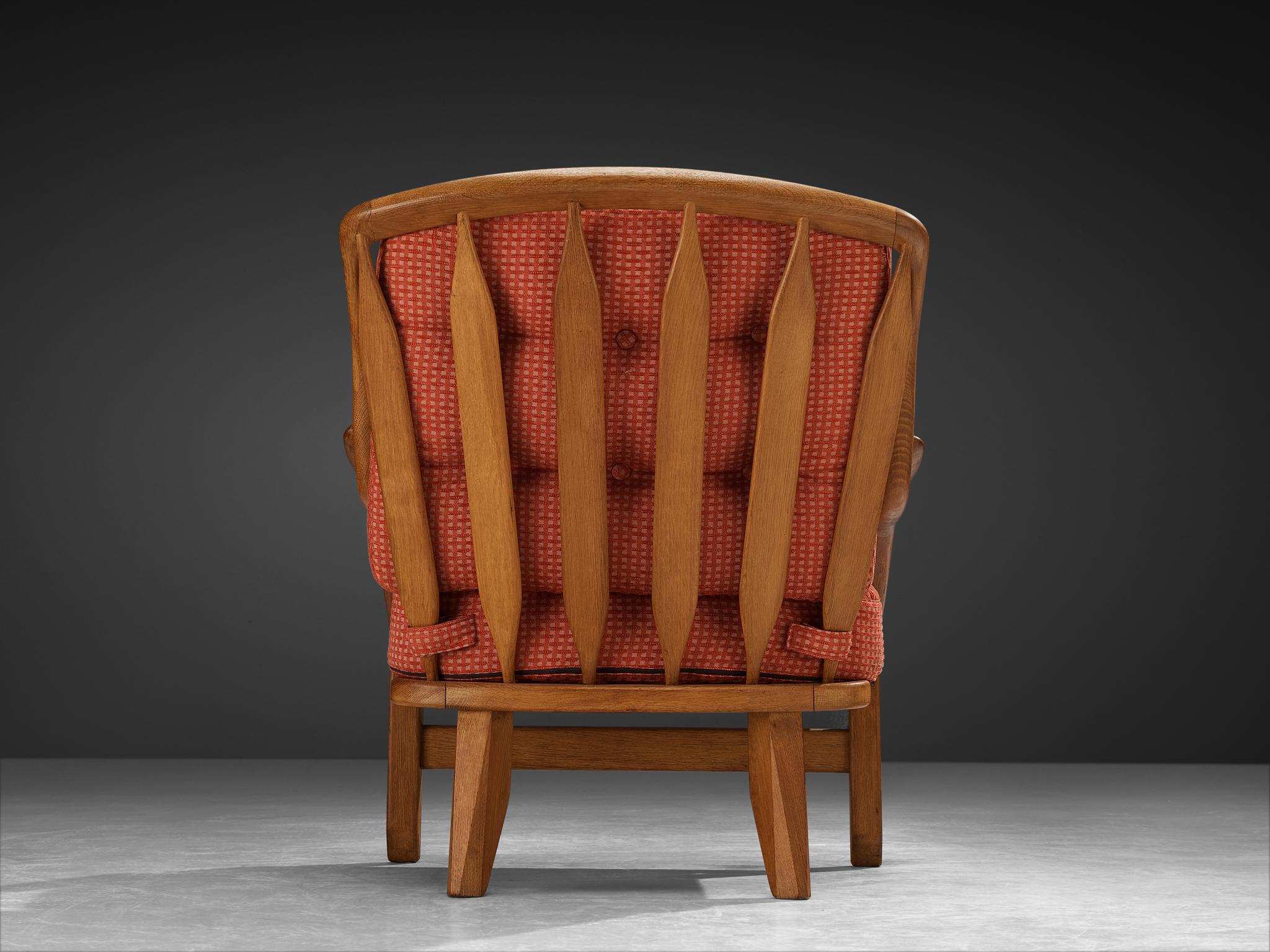 Silla de salón 'Gregoire' de Guillerme & Chambron en roble macizo Francés