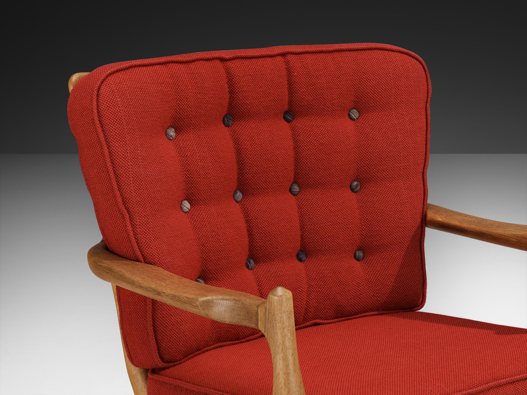 Sedia da salotto 'Jose' di Guillerme & Chambron in Oak in vendita 1