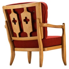Chaise longue 'Jose' de Guillerme et Chambron en Oak Oak