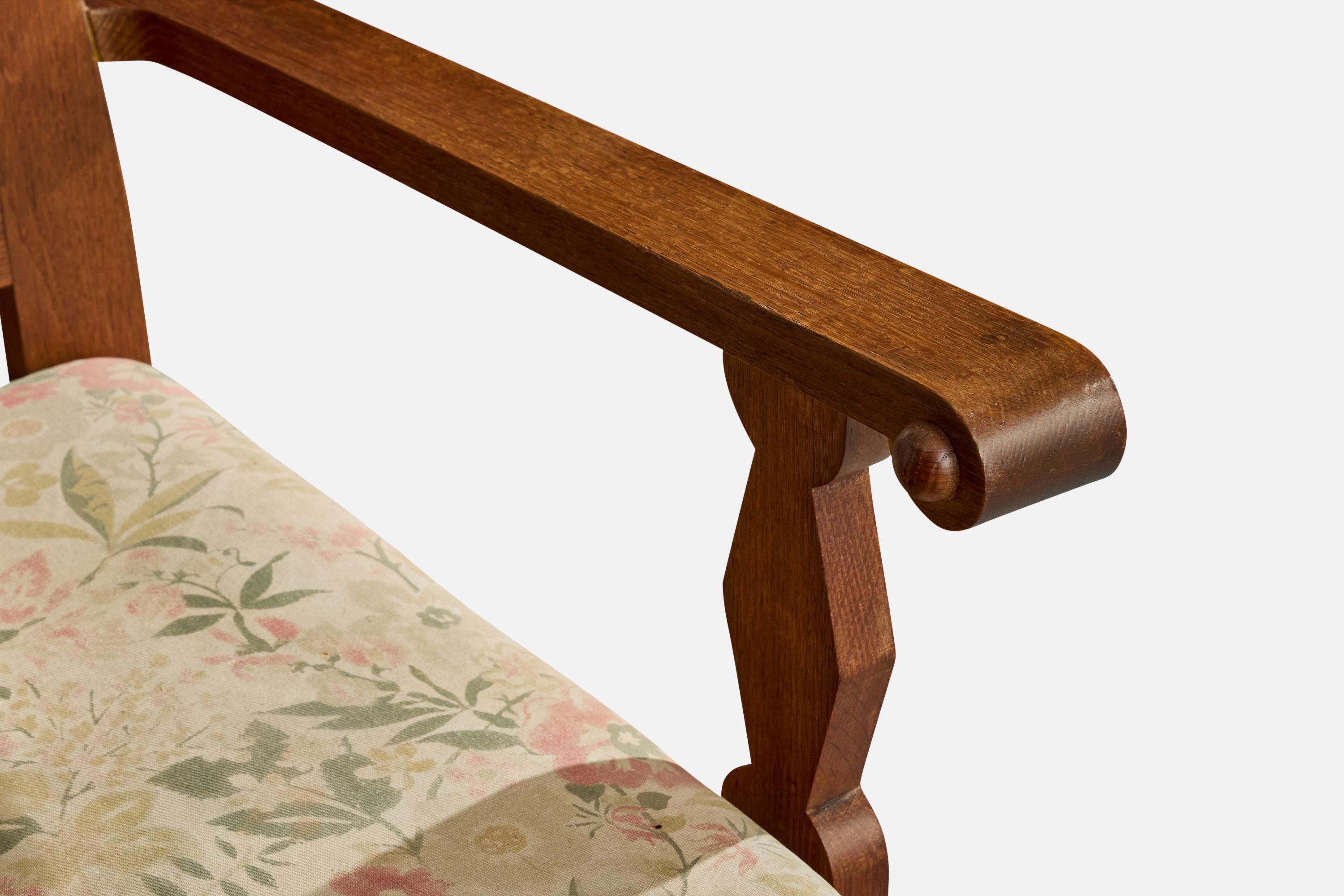 Guillerme & Chambron, Sedia da salotto, Fabrice, Oak, Francia, 1960 in vendita 3