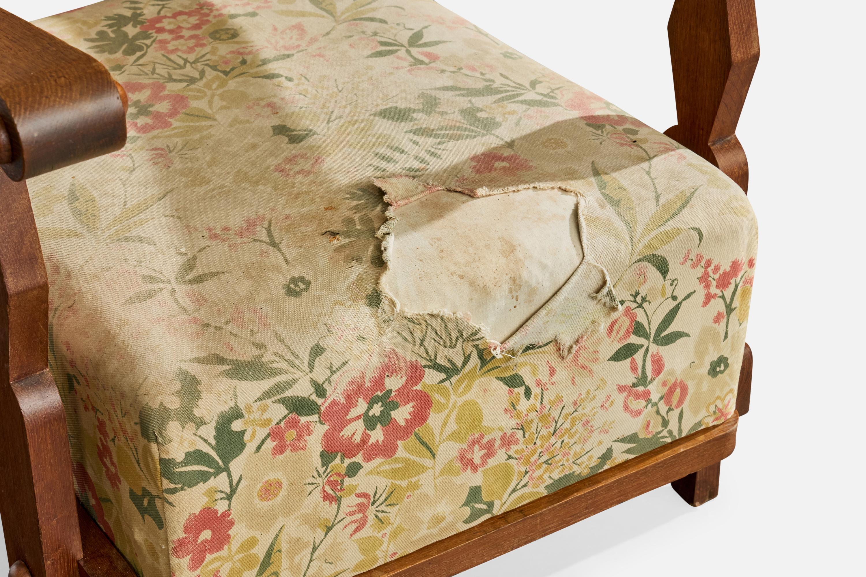 Guillerme & Chambron, Sedia da salotto, Fabrice, Oak, Francia, 1960 in vendita 4