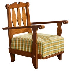 Guillerme & Chambron, Sedia da salotto, Fabrice, Oak, Francia, 1960