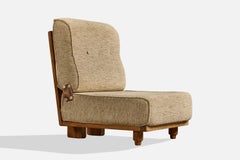 Guillerme & Chambron, Sedia da salotto, Oak, Fabrice, Francia, anni '1960