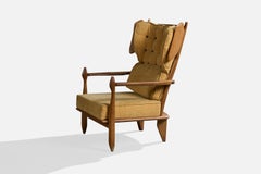 Guillerme & Chambron, Sedia da salotto, Oak, Fabrice, Francia, anni '60