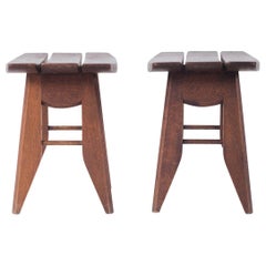 Guillerme 
Chambron Mid-Century Modern Stools