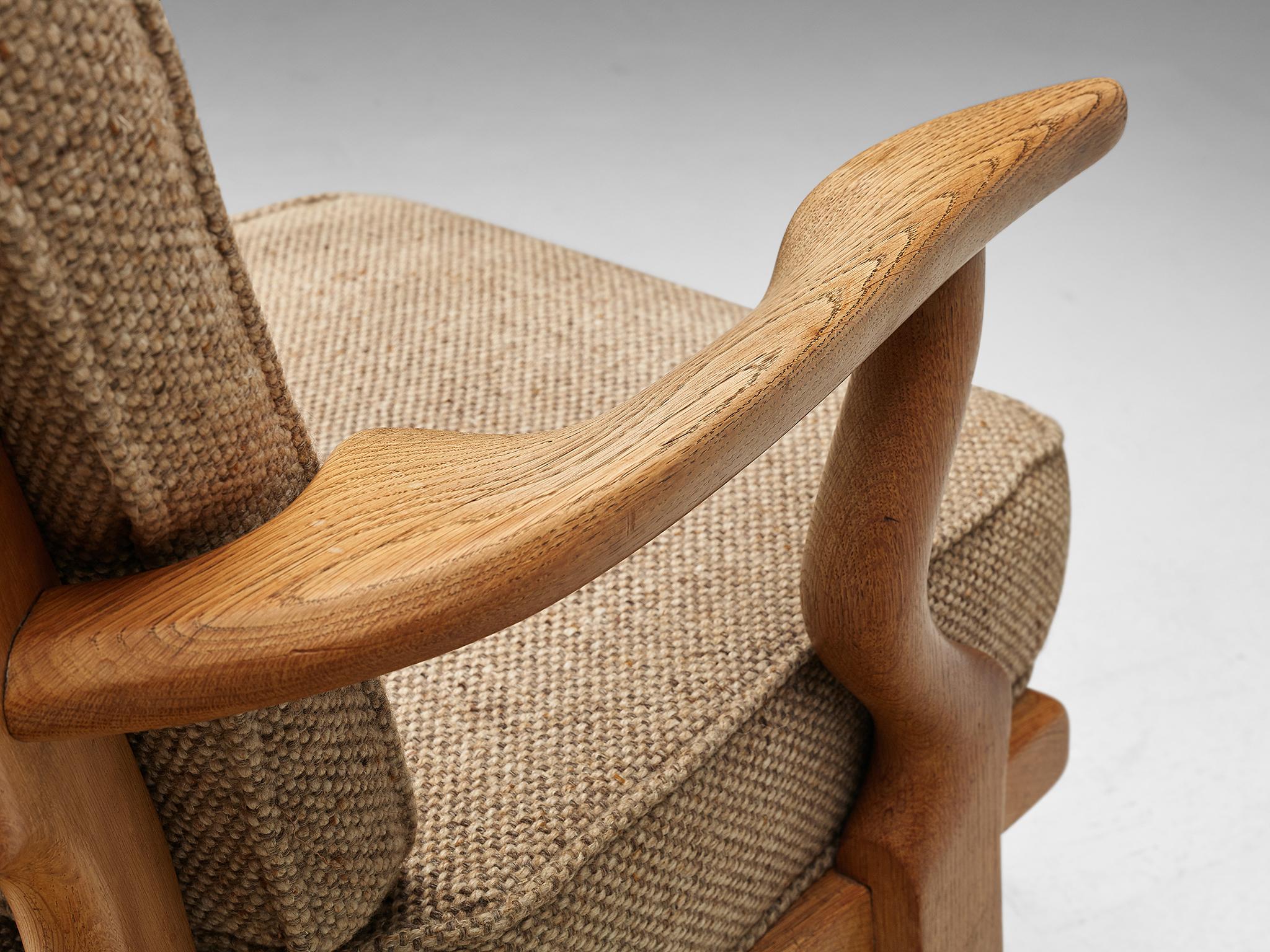 Guillerme & Chambron 'Mid Repos' Lounge Chair 1