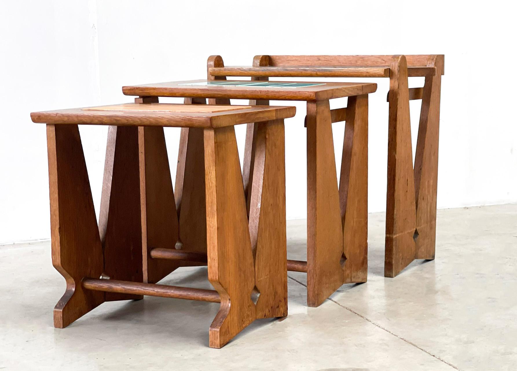 Guillerme & Chambron Nesting Tables 1