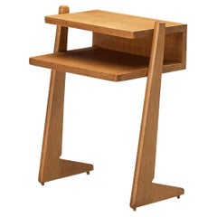 Guillerme & Chambron Nightstand in Solid Oak 