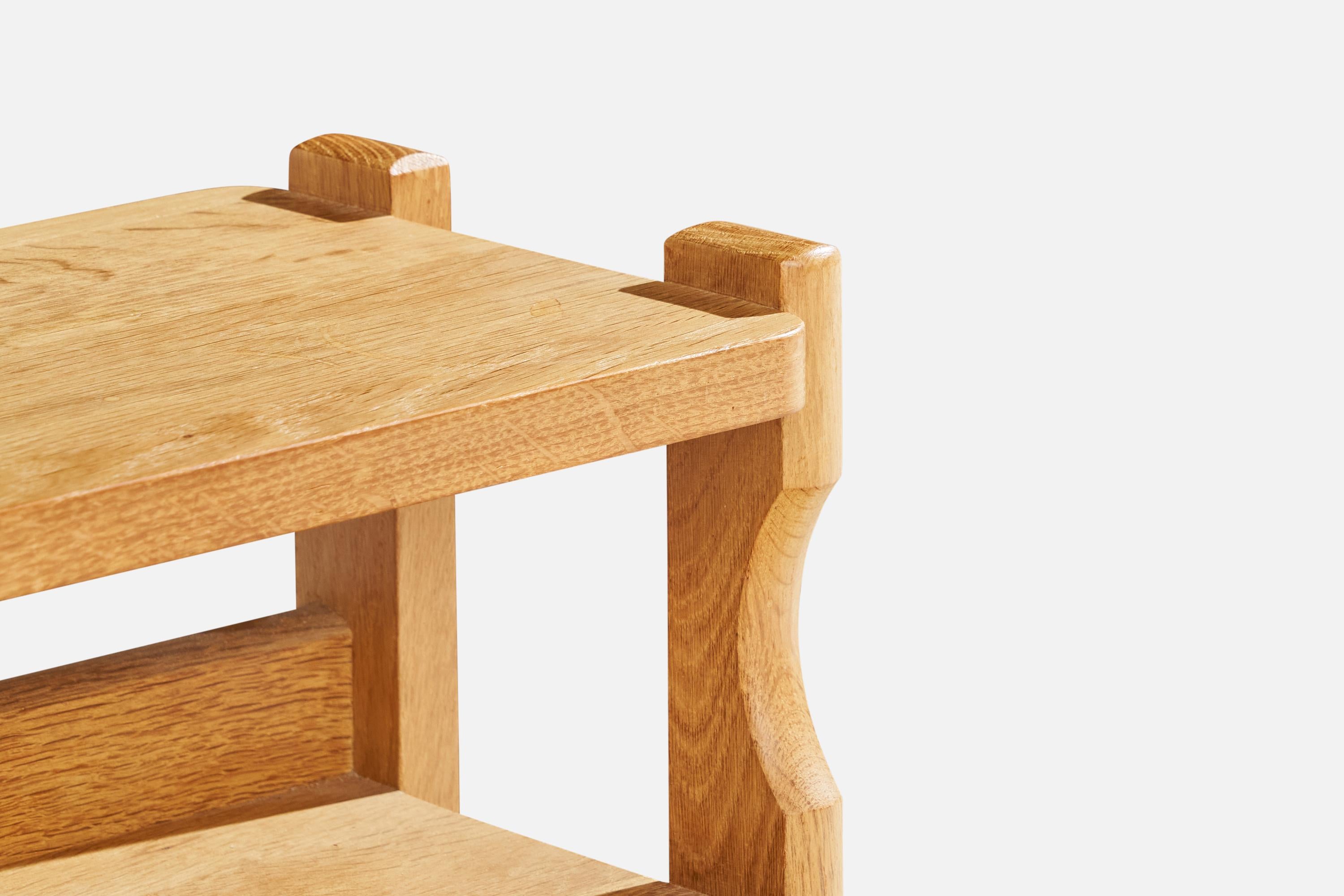 Tables de nuit Guillerme & Chambron, chêne, France, années 1960 en vente 4