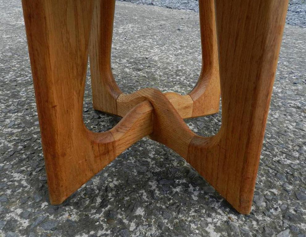 Mid-Century Modern Guillerme et Chambron Oak OAK. Céramique par  Danikowski. Votre Maison en vente