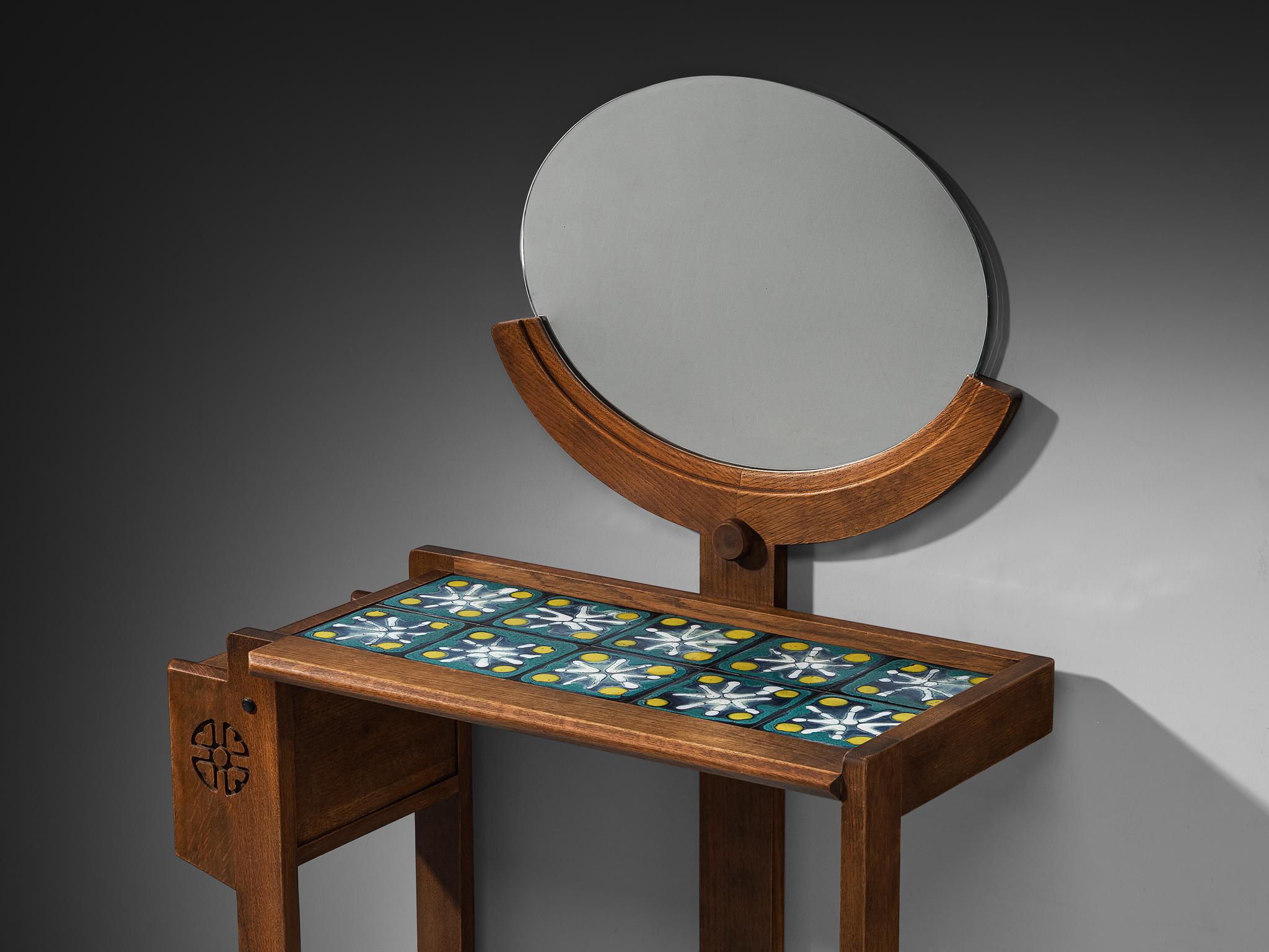 Tavolo da toilette Guillerme & Chambron Oak in vendita 2