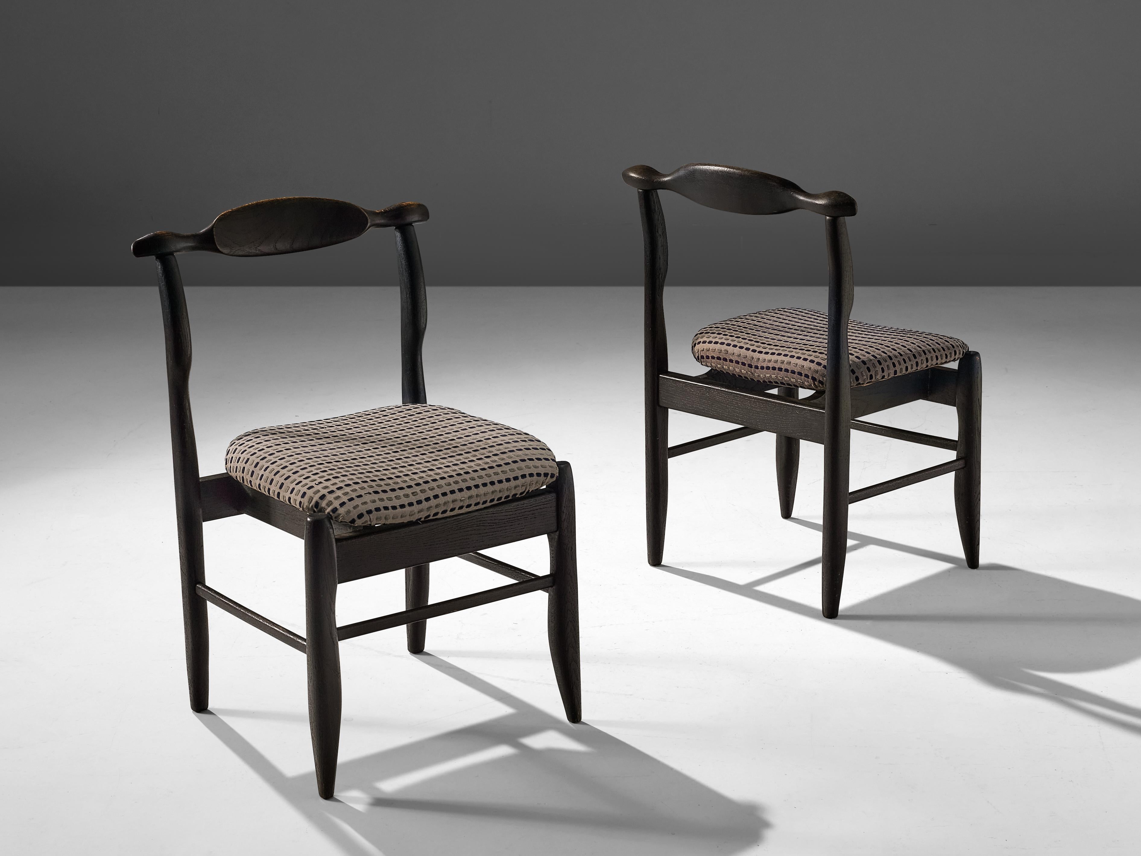 Guillerme & Chambron Pair of 'Fumay' Dining Chairs 2