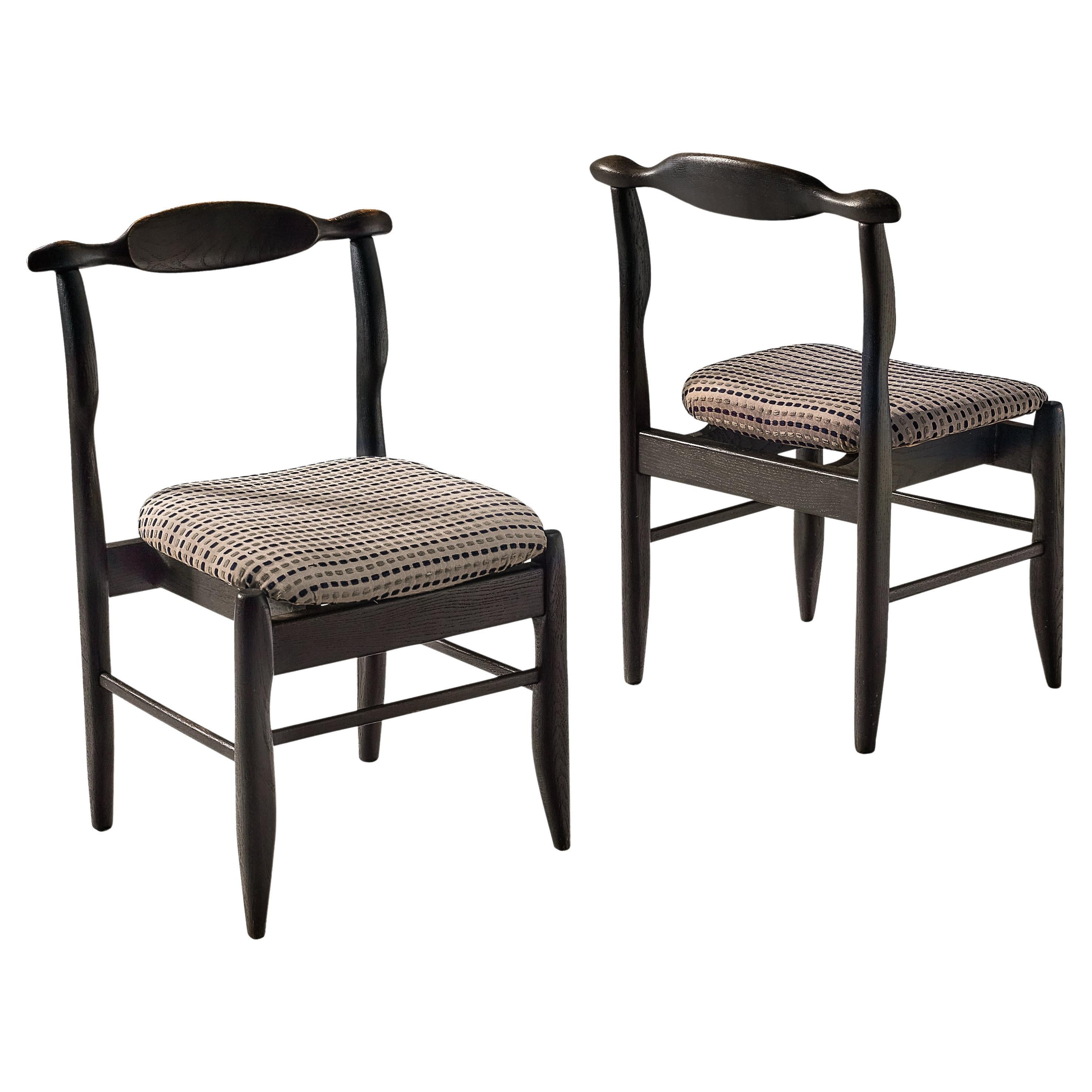 Guillerme & Chambron Pair of 'Fumay' Dining Chairs