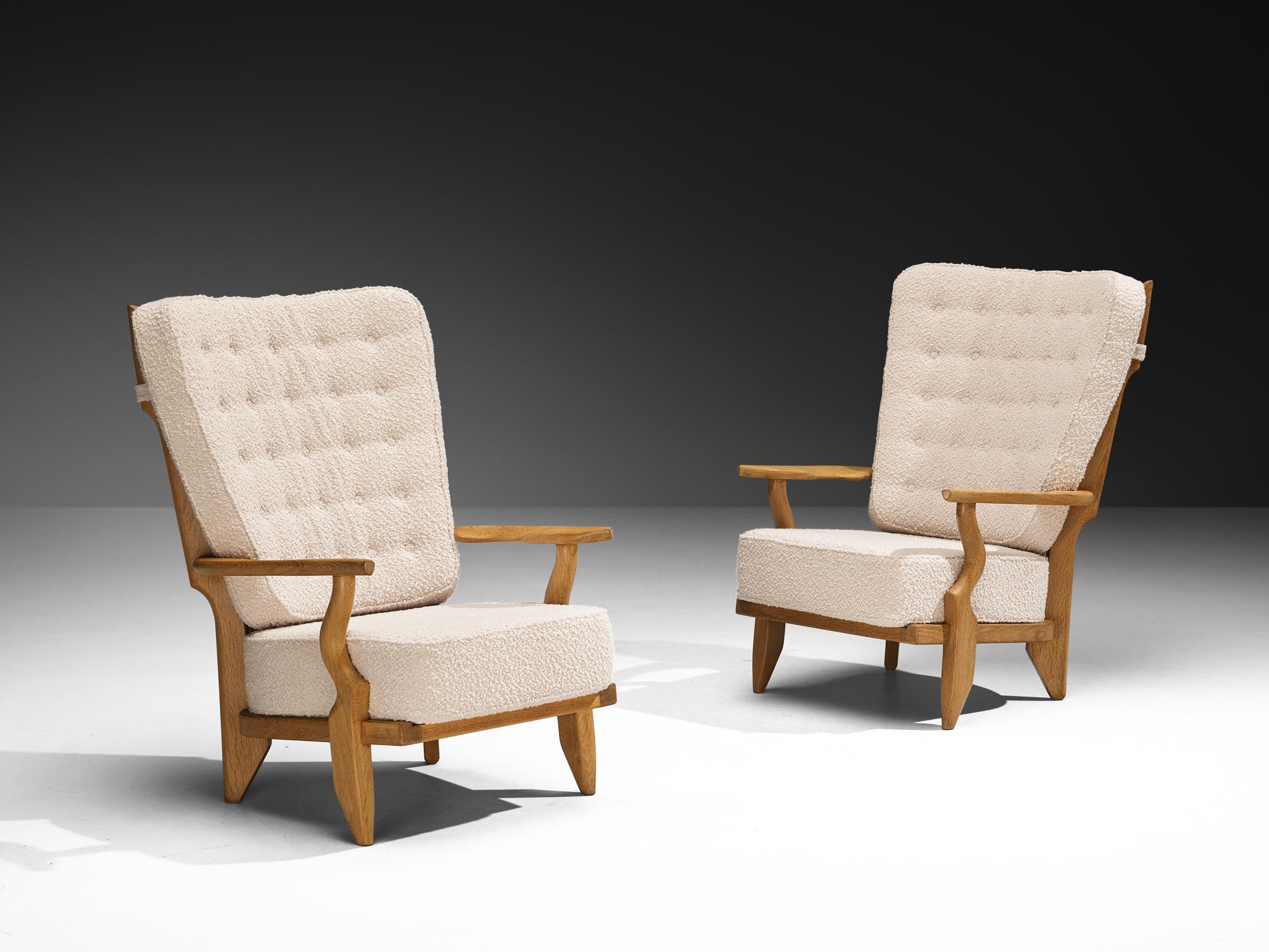 Guillerme & Chambron Coppia di sedie da salotto 
